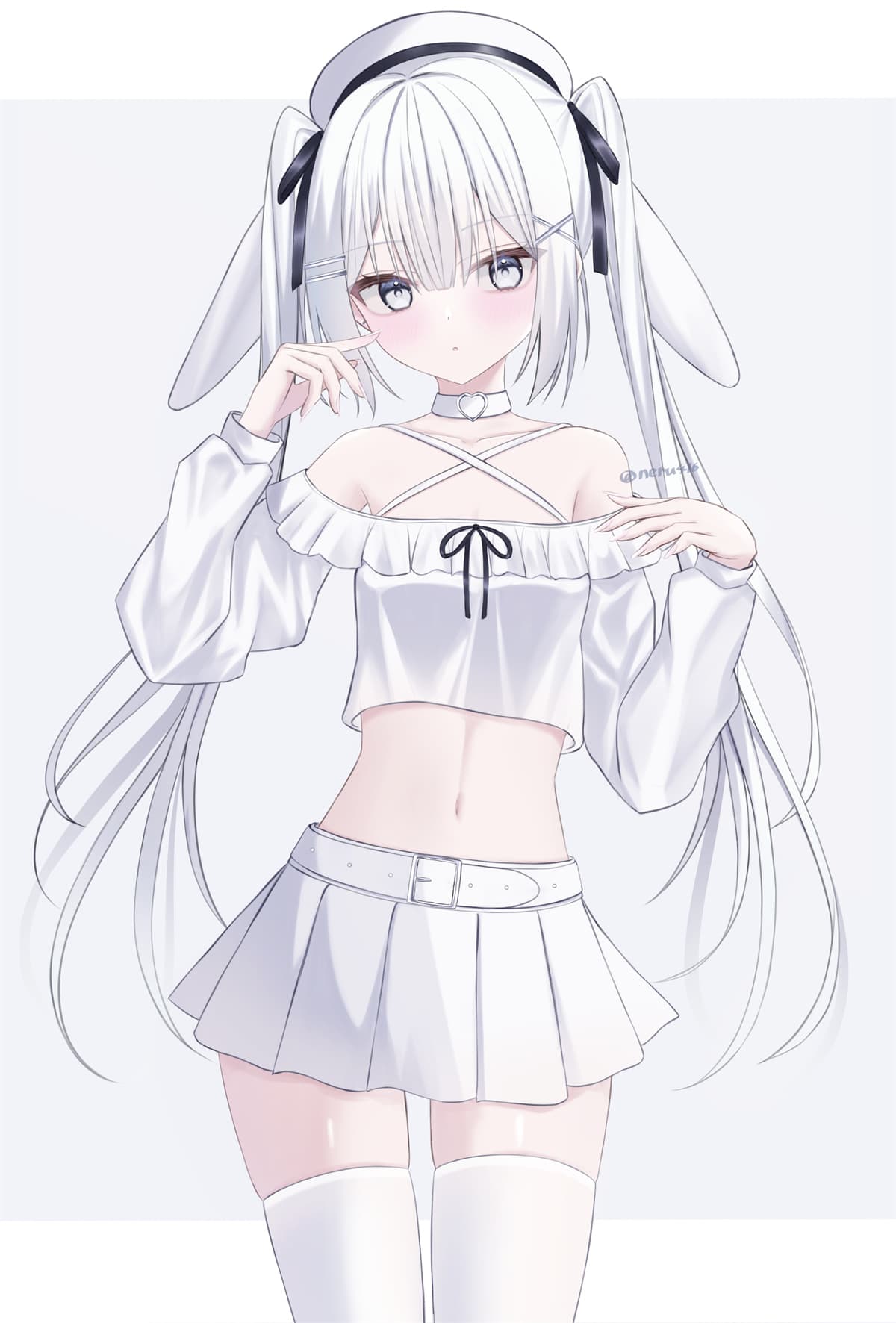 【P站美图】碧蓝档案 圣园弥香 初音未来 双马尾miku 绝区零 玲 兽耳美少女  动漫美图推荐 P站美图-第7张