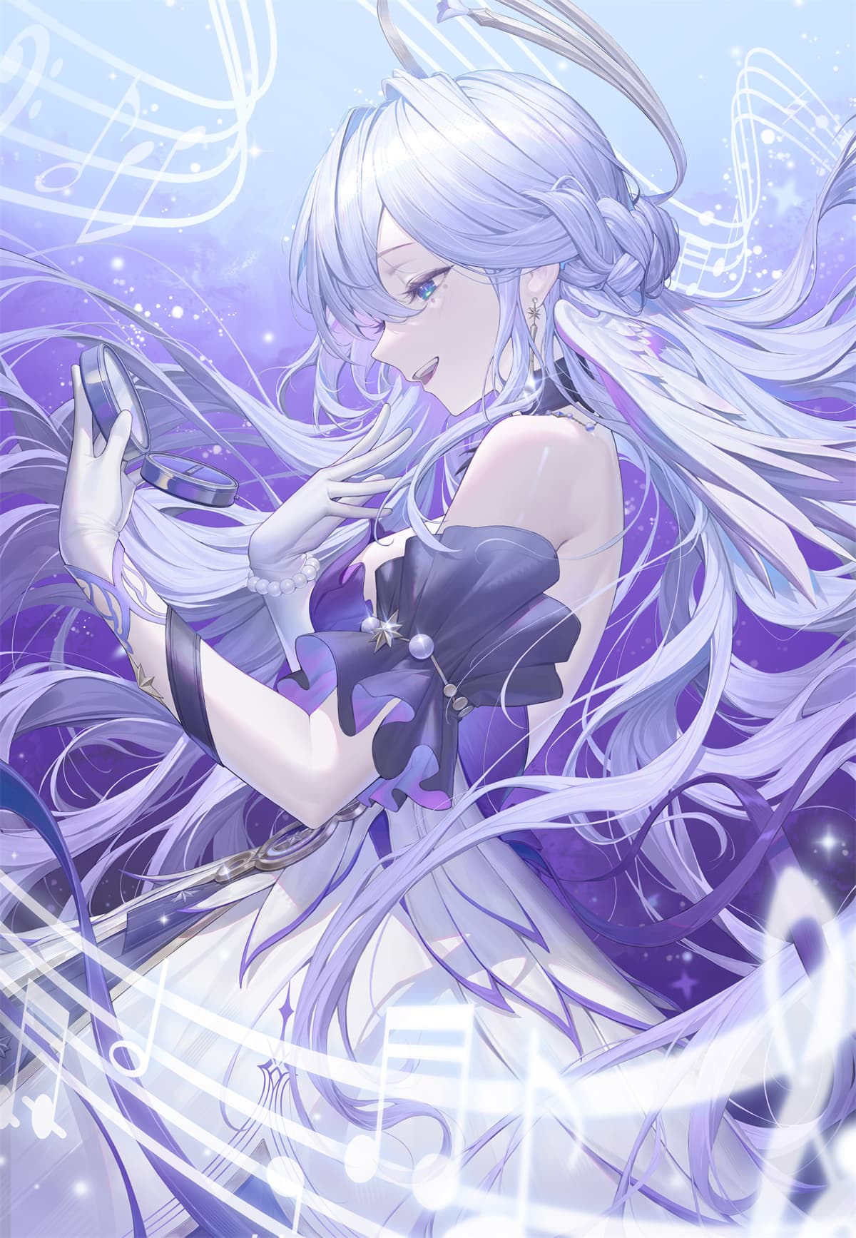 【P站美图】碧蓝档案 杏山和纱 学园偶像大师 姫崎莉波 双马尾Miku 星铁 知更鸟 流萤 插画美图推荐 P站美图-第3张