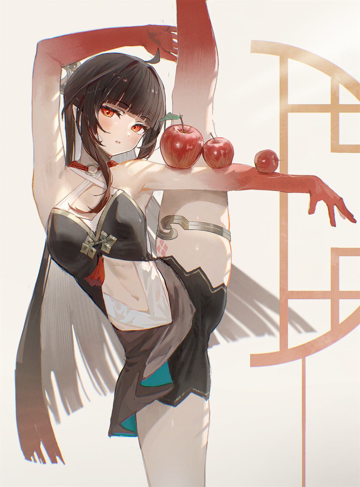 【P站美图】碧蓝档案 杏山和纱 学园偶像大师 姫崎莉波 双马尾Miku 星铁 知更鸟 流萤 插画美图推荐 P站美图-第4张