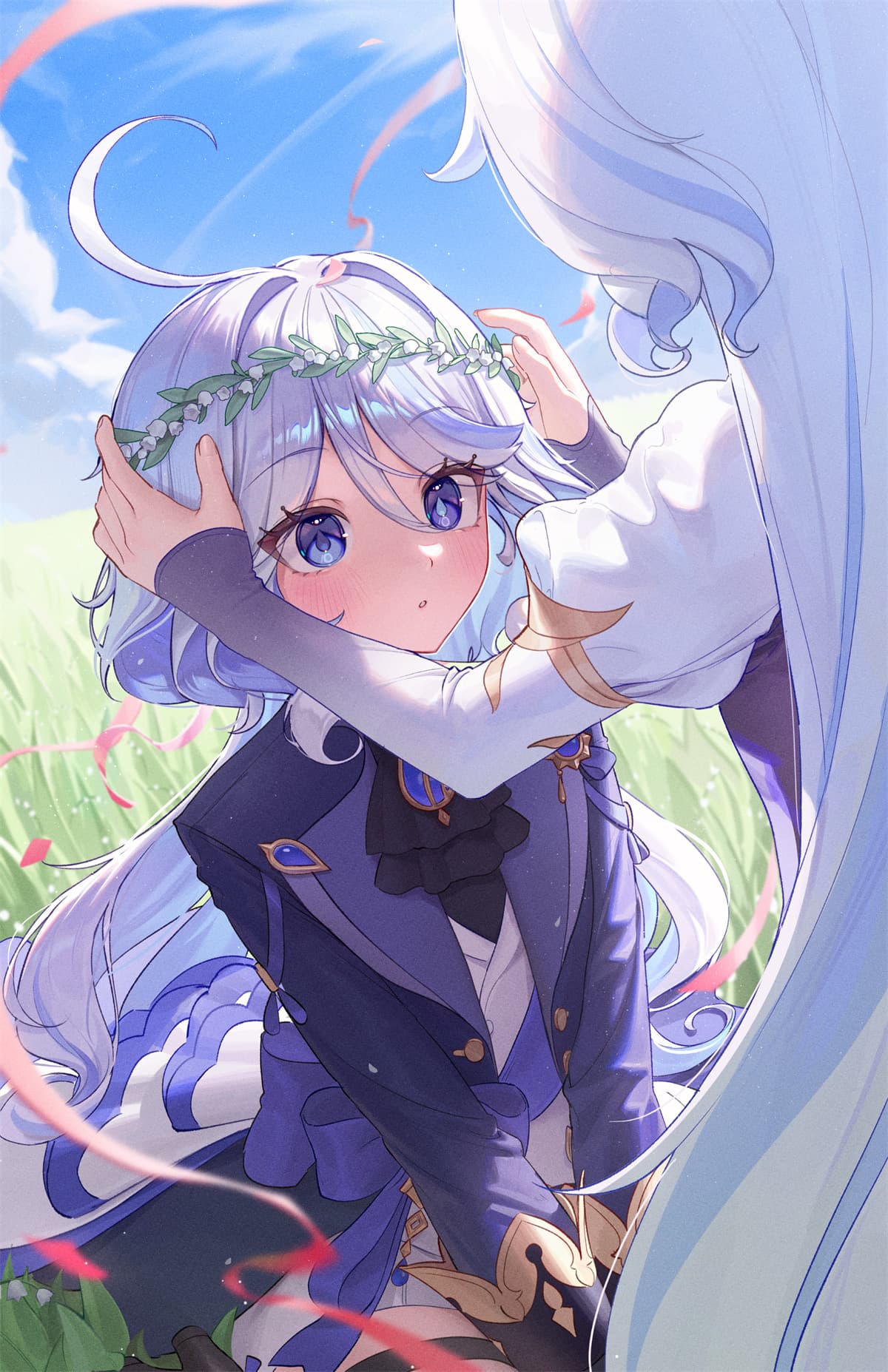 【插画美图】初音未来 双马尾miku 原神 超级超级多的芙芙 碧蓝档案 風紀委員 空崎ヒナ P站插画推荐（50张） P站美图-第7张