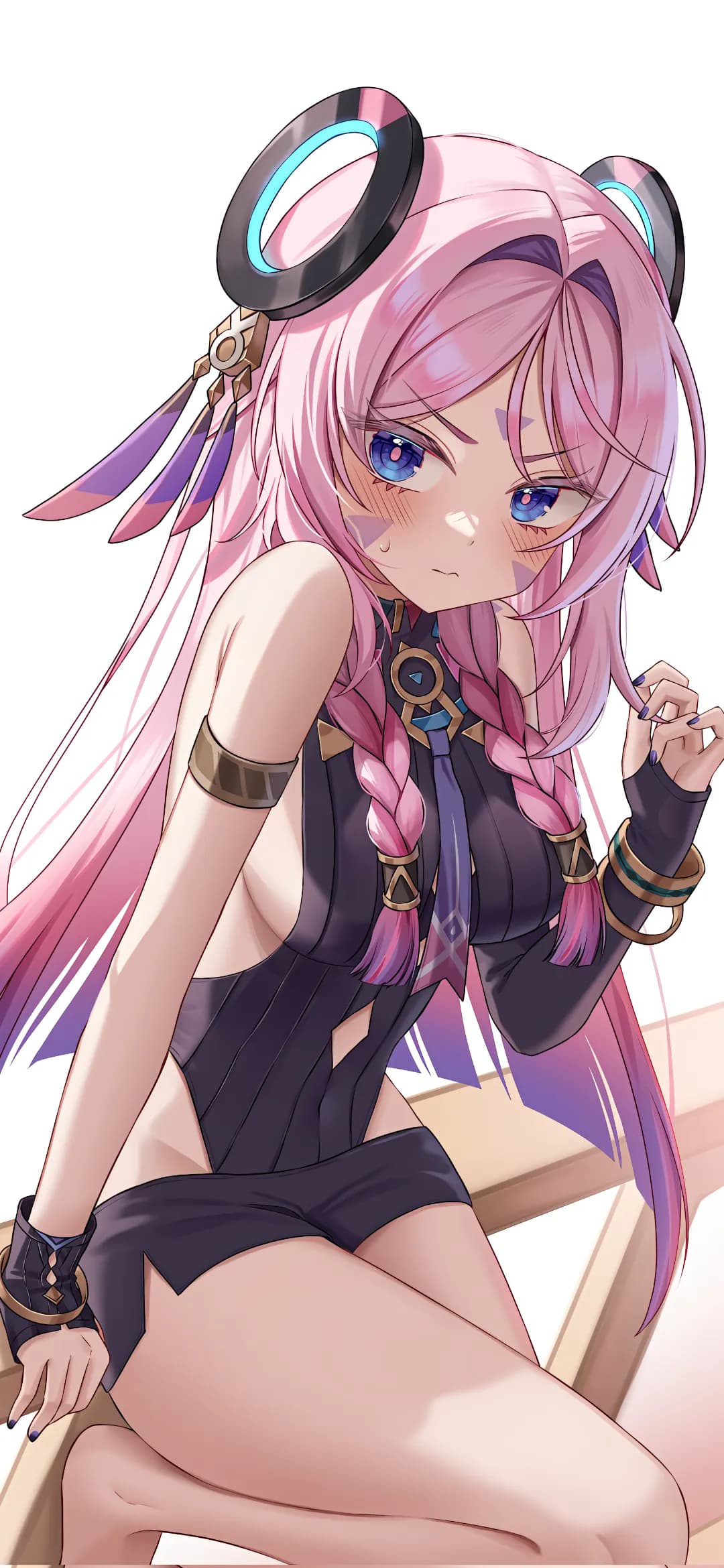 【动漫壁纸】星穹铁道 工作制服版知更鸟 流萤 绝区零 小鲨鱼艾莲乔 原神 小胡桃 初音未来Miku 手机壁纸-第5张