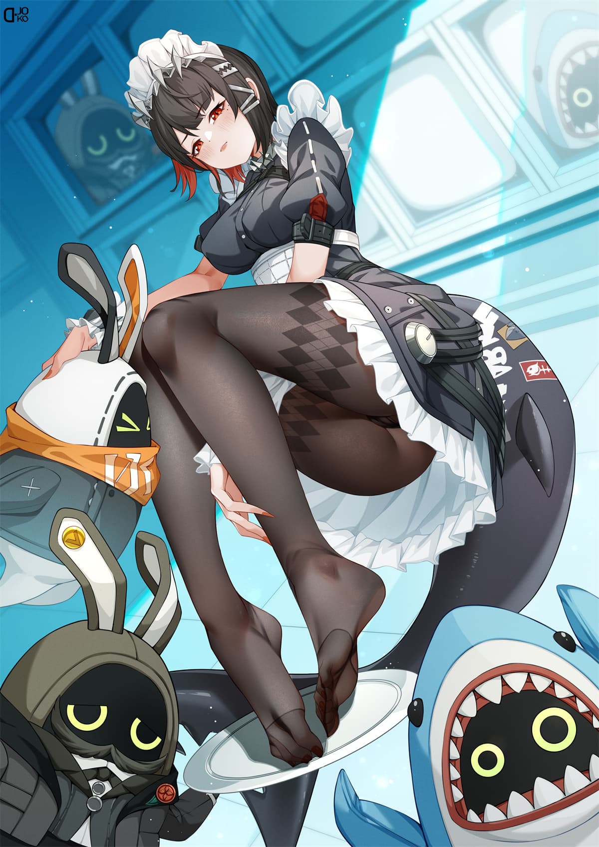 【插画精选】碧蓝档案 早濑优香 绝区零 小鲨鱼艾莲 星铁 卡芙卡 会员美图推荐（45张） 精选插画-第5张