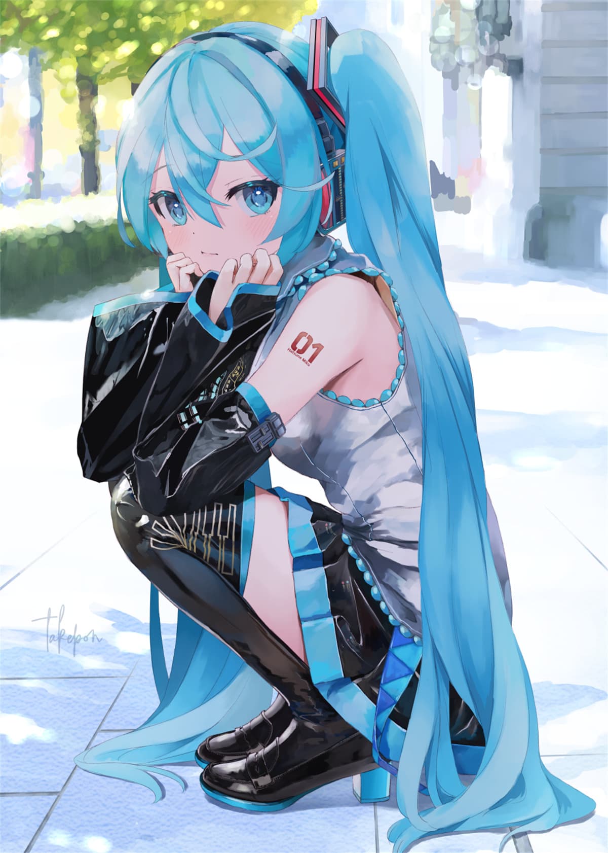 【P站美图】绝区零 简 崩坏3 爱莉希雅 阿波尼亚 双马尾Miku 碧蓝档案 早濑优香 树枝上的美少女 插画美图推荐（53张） P站美图-第6张