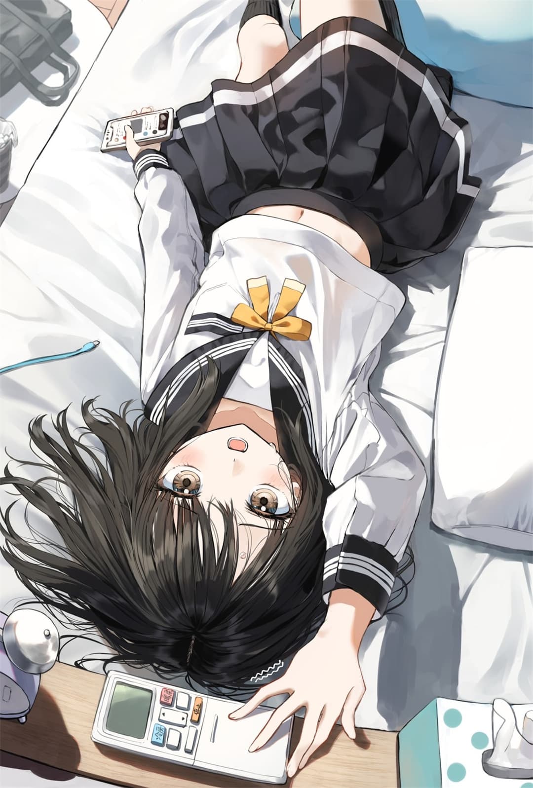 【P站美图】绝区零 艾莲乔 碧蓝档案 早濑优香 桐生桔梗 砂狼白子 星穹铁道 灵砂 卡芙卡学生装 制服美少女 插画美图推荐 P站美图-第2张