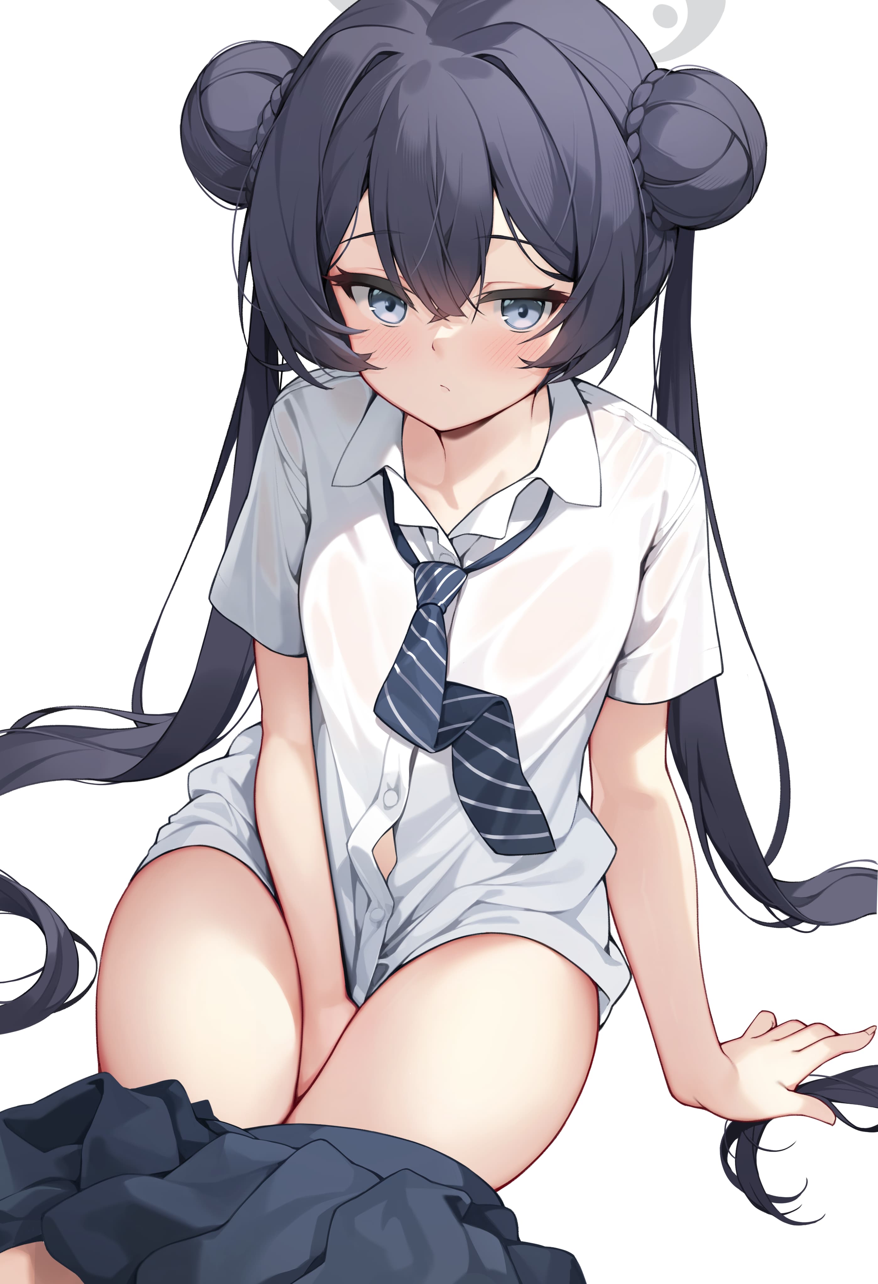 【插画精选】碧蓝档案 妃咲制服装 浦和ハナコ NIKKE：胜利女神 制服美女 会员美图推荐 精选插画-第7张