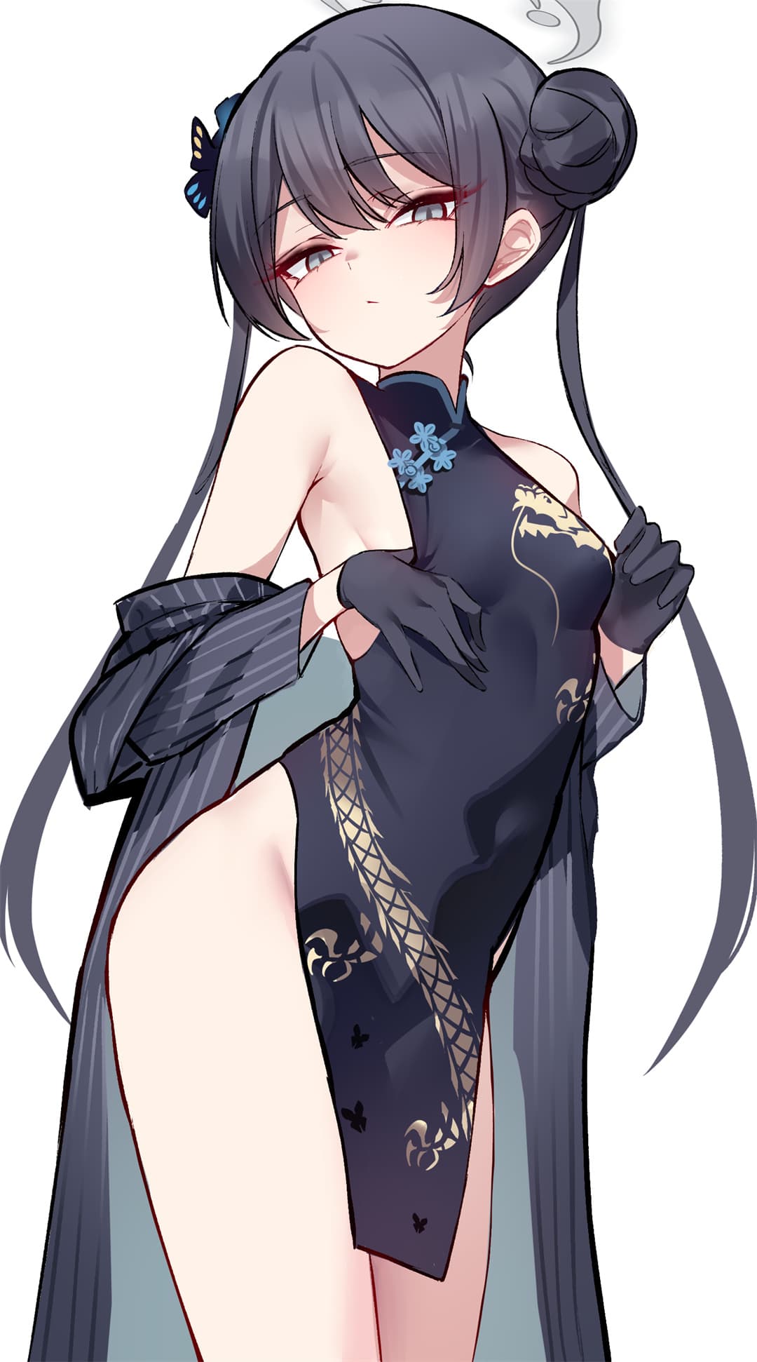 【插画精选】星穹铁道 飞霄 碧蓝档案 妃咲 金发 热裤女孩 双马尾 会员插画美图推荐 精选插画-第7张