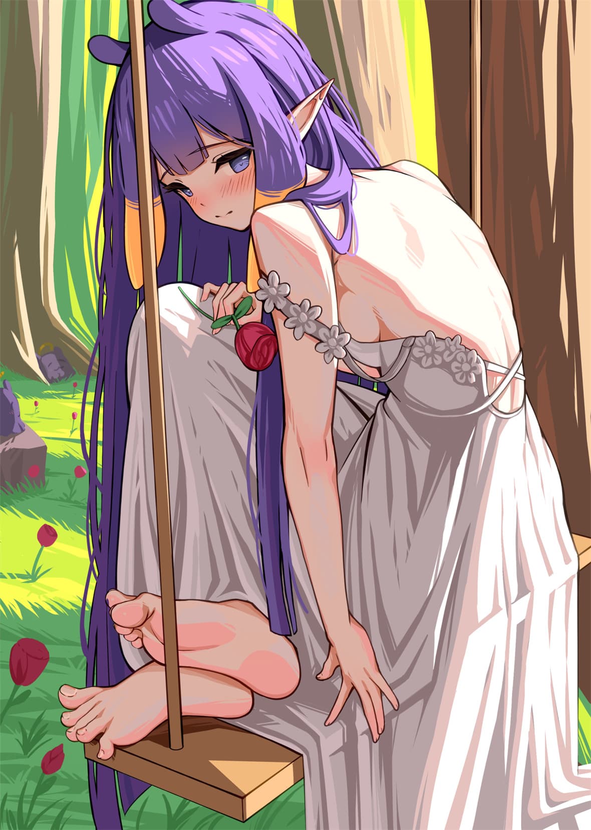 【P站美图】崩坏：星穹铁道 知更鸟 星 女仆美少女 双马尾少女 原神 娜维娅 芙宁娜  初音未来 插画美图推荐 P站美图-第6张