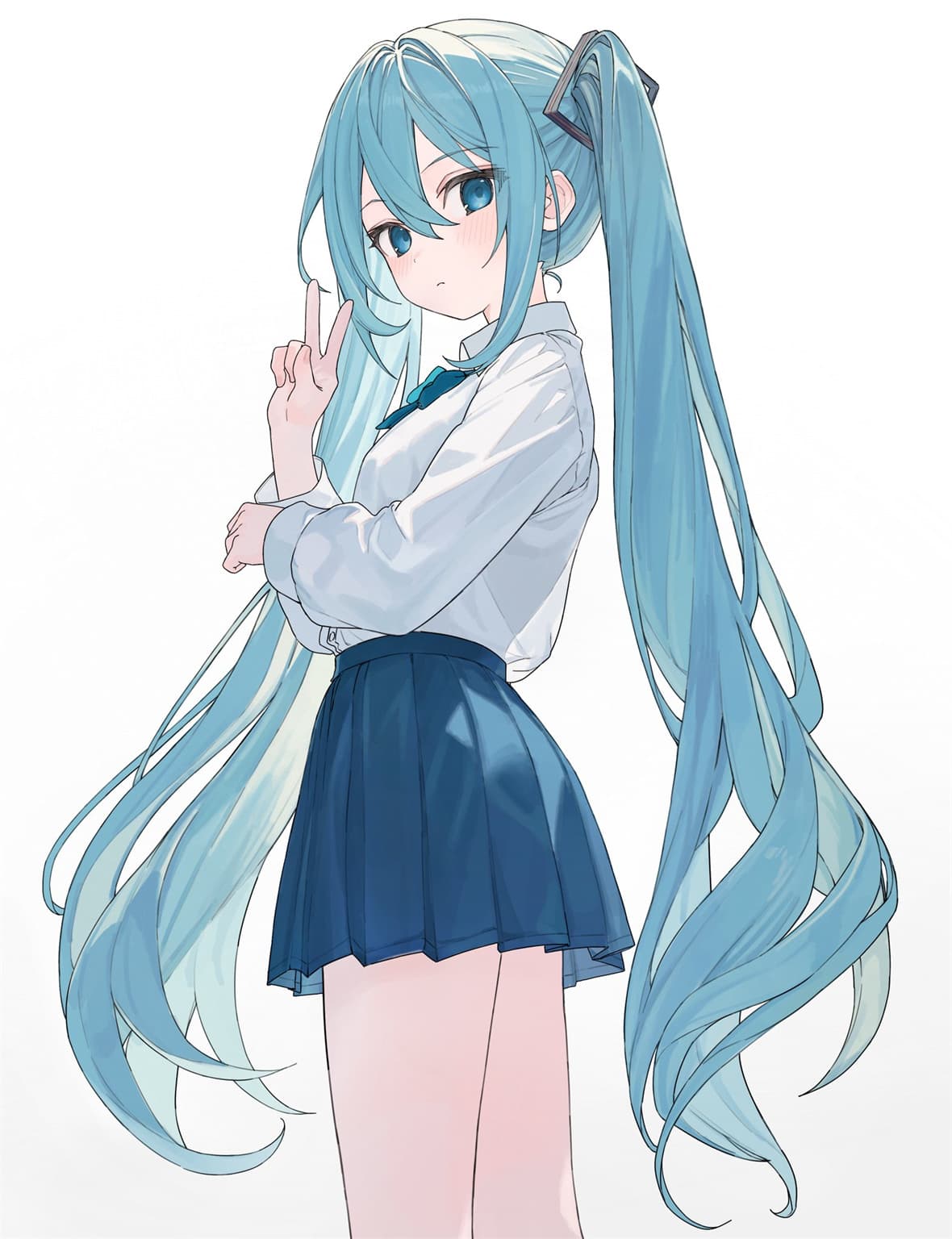 【P站美图】碧蓝档案 妃咲 仲正一花  小鸟游星野 原神 芙宁娜 双马尾初音未来  绝区零 简 插画美图推荐 P站美图-第5张