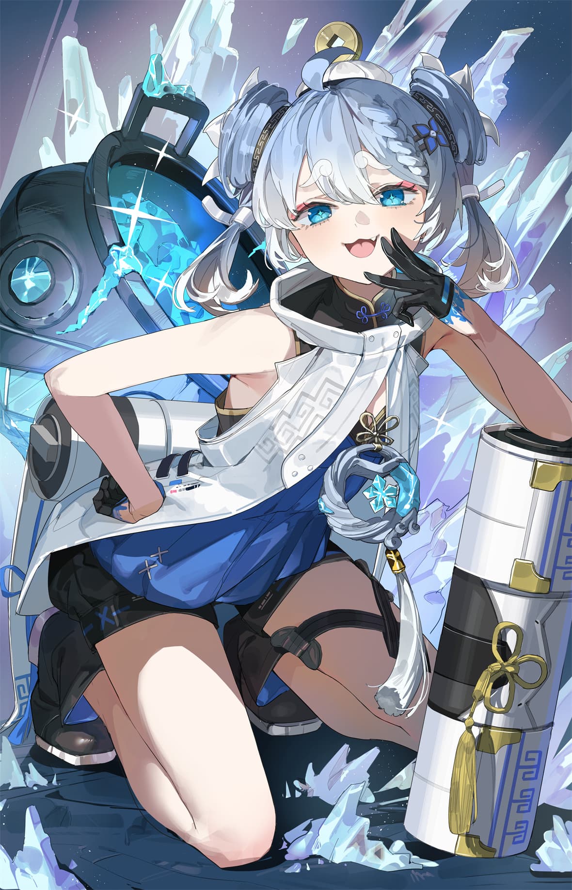 【P站美图】崩坏：星穹铁道 灵砂 初音未来 双马尾JK制服 鸣潮 釉瑚 碧蓝档案 浅黄ムツキ 插画美图推荐 P站美图-第8张