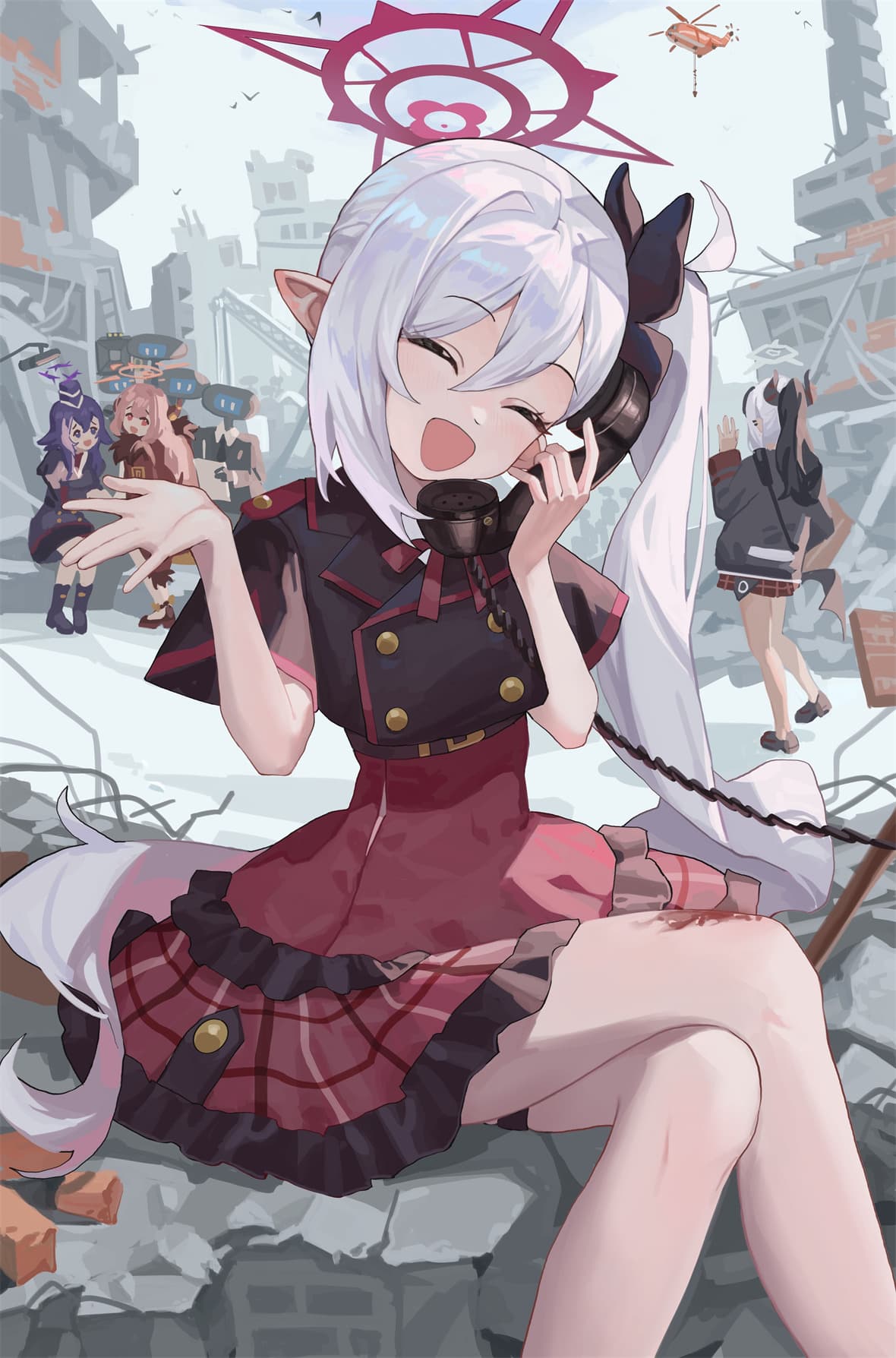 【P站美图】崩坏：星穹铁道 灵砂 初音未来 双马尾JK制服 鸣潮 釉瑚 碧蓝档案 浅黄ムツキ 插画美图推荐 P站美图-第9张