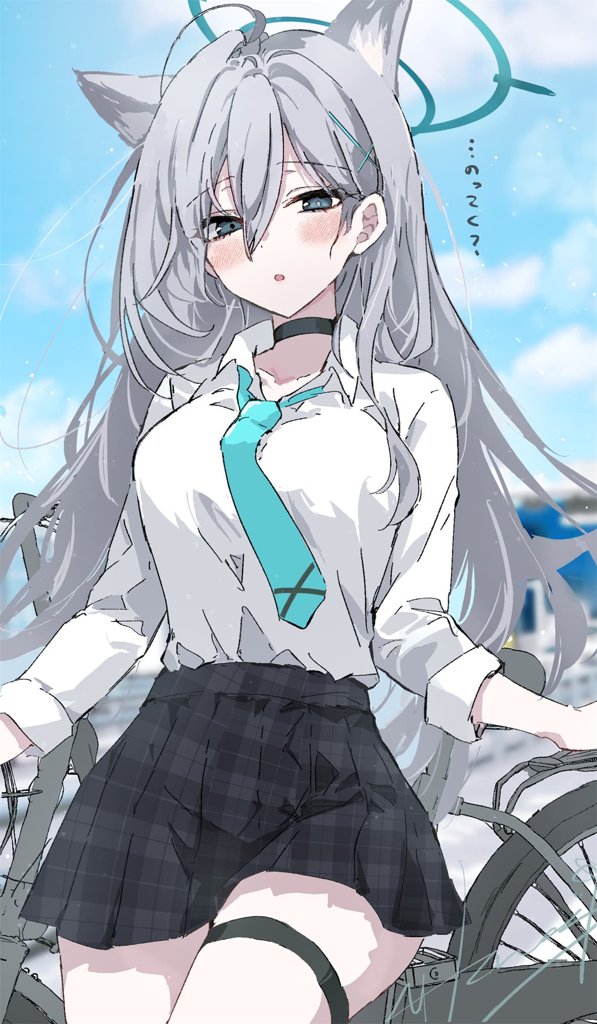 【P站美图】白色连衣裙美少女 舰队collection 响 碧蓝档案 伊落マリー 歌住サクラコ 明日方舟 动漫插画美图推荐 P站美图-第2张