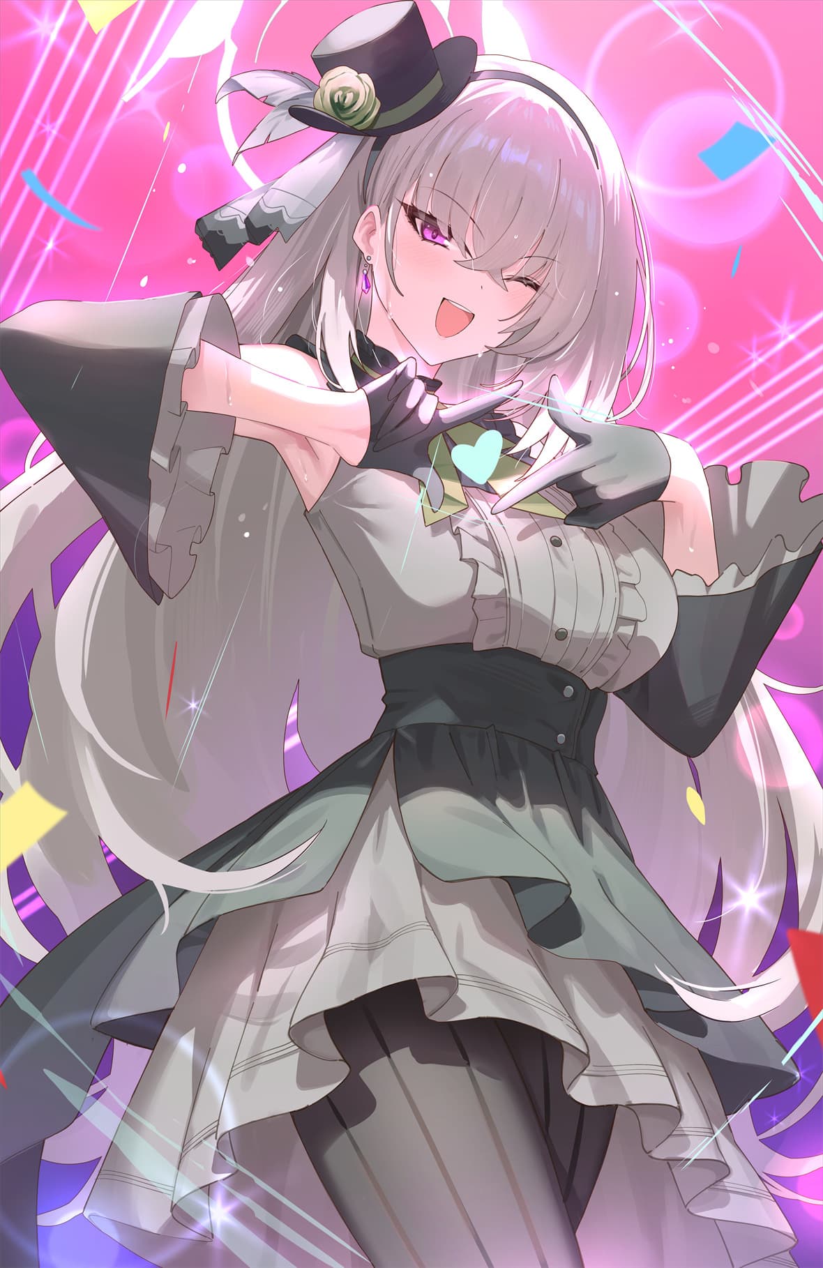 【P站美图】白色连衣裙美少女 舰队collection 响 碧蓝档案 伊落マリー 歌住サクラコ 明日方舟 动漫插画美图推荐 P站美图-第7张