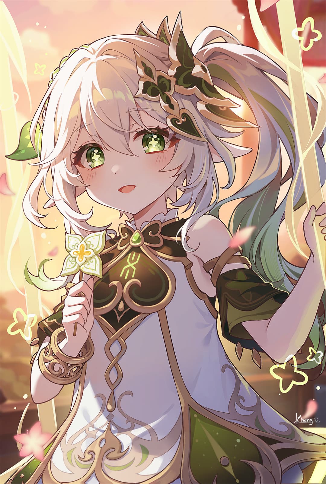 【插画美图】原神 玛拉妮 卡齐娜 小草神 碧蓝档案 伊落玛丽 塞尔达公主和林克  星穹铁道 银狼 花火 动漫美图推荐 P站美图-第5张