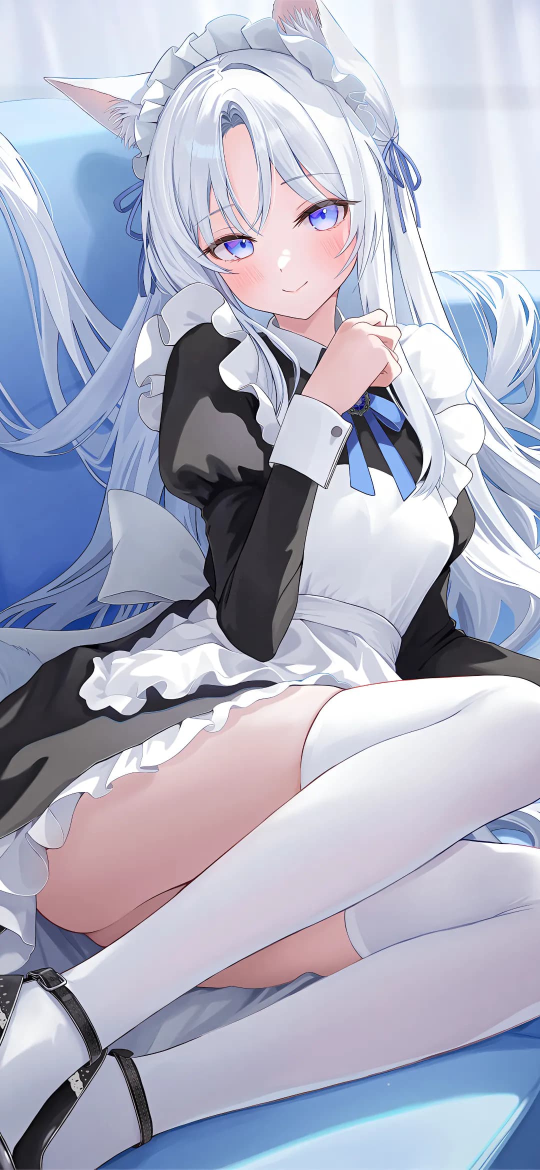 【动漫壁纸】原神 小胡桃 崩坏:星穹铁道 银狼 知更鸟 赛马娘 白发 奴仆 兽耳美少女 插画美图推荐 手机壁纸-第3张