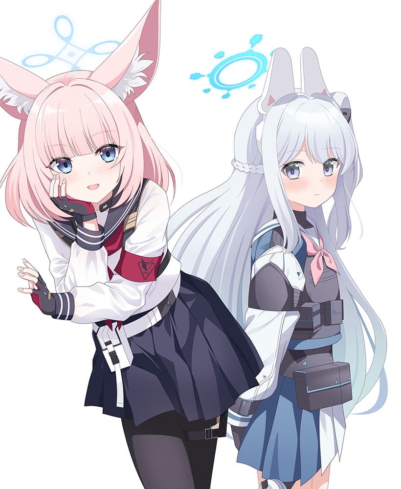 【P站画师】超爱制服兽耳美少女的画师，碧蓝档案 胡桃 月雪宫子 Niko 砂狼白子 插画师eko的美图作品推荐 P站画师-第18张