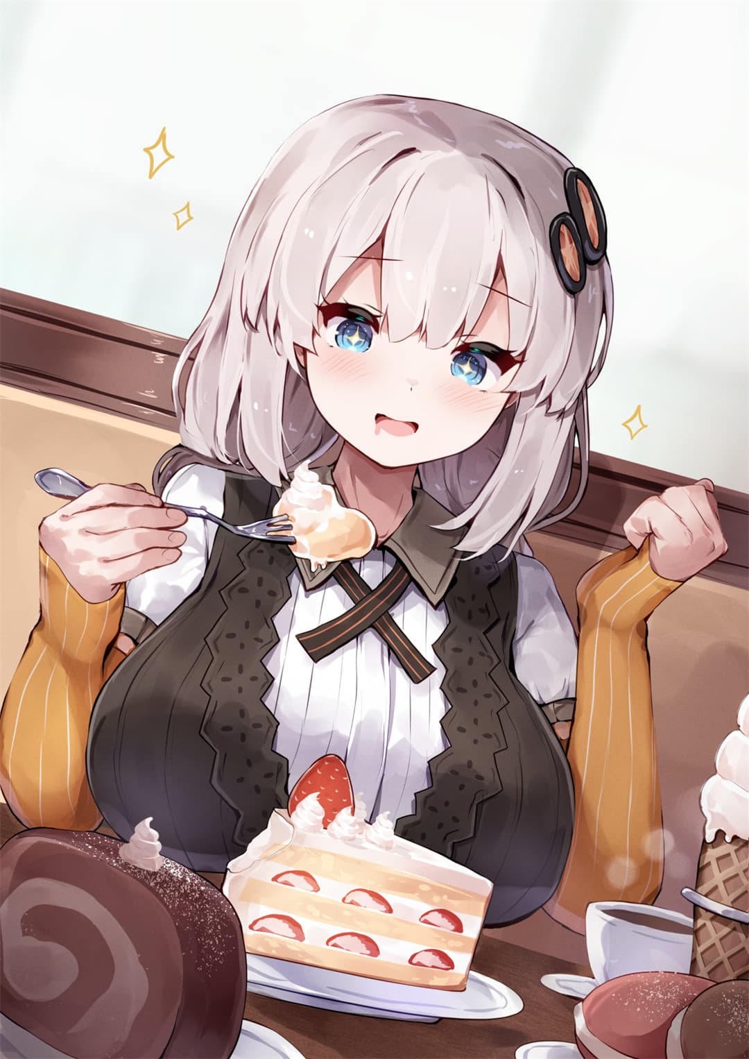 【P站美图】初音未来 原神 纳西妲 珊瑚宮心海 短裙制服美少女 麦当劳妹子 碧蓝档案 泳装 伊落マリー 插画美图壁纸推荐 P站美图-第2张