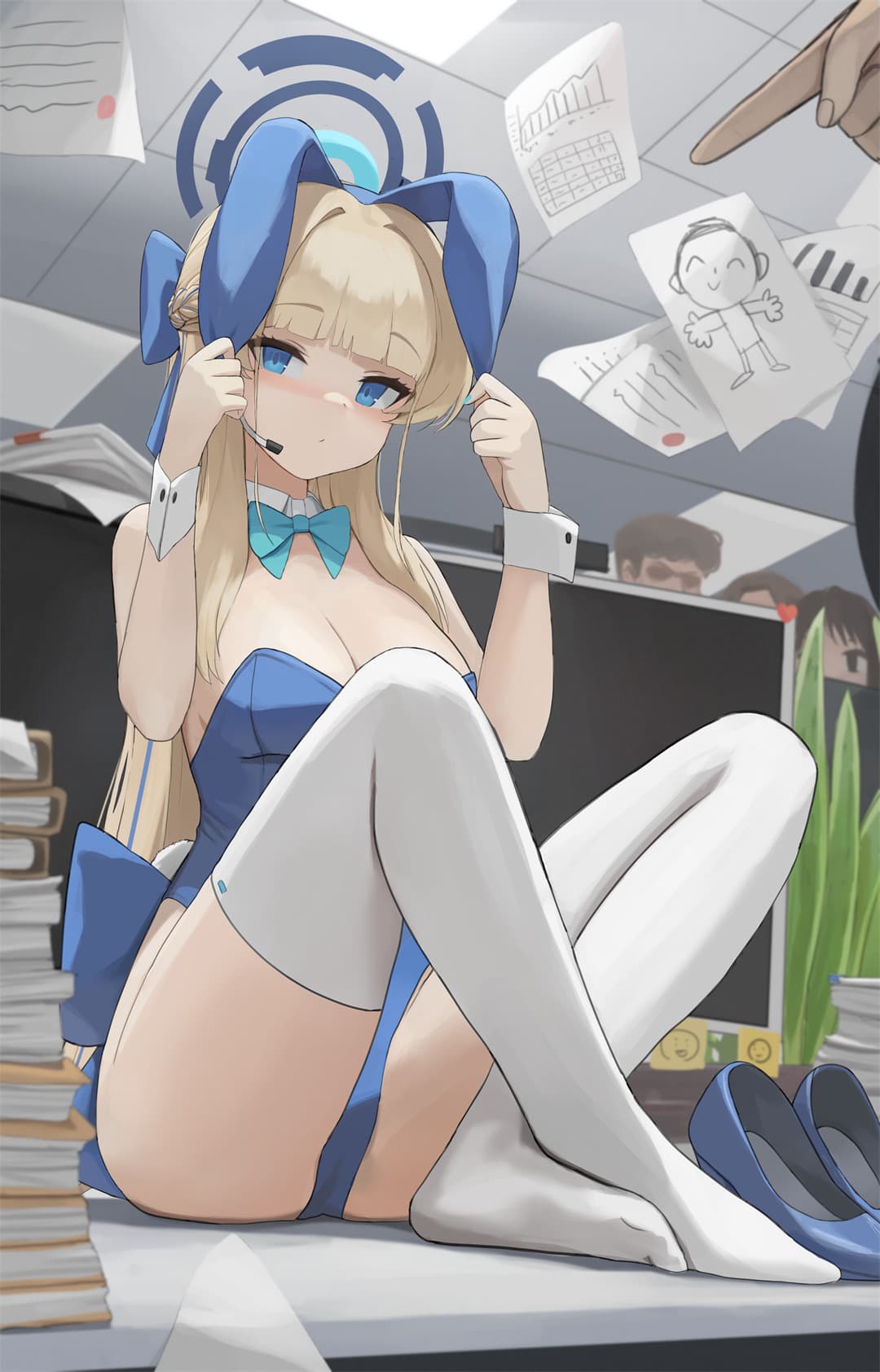 【插画精选】初音未来 兔女郎 碧蓝档案 飞鸟马时 魅魔小护士 插画动漫美图推荐（54张） 精选插画-第1张
