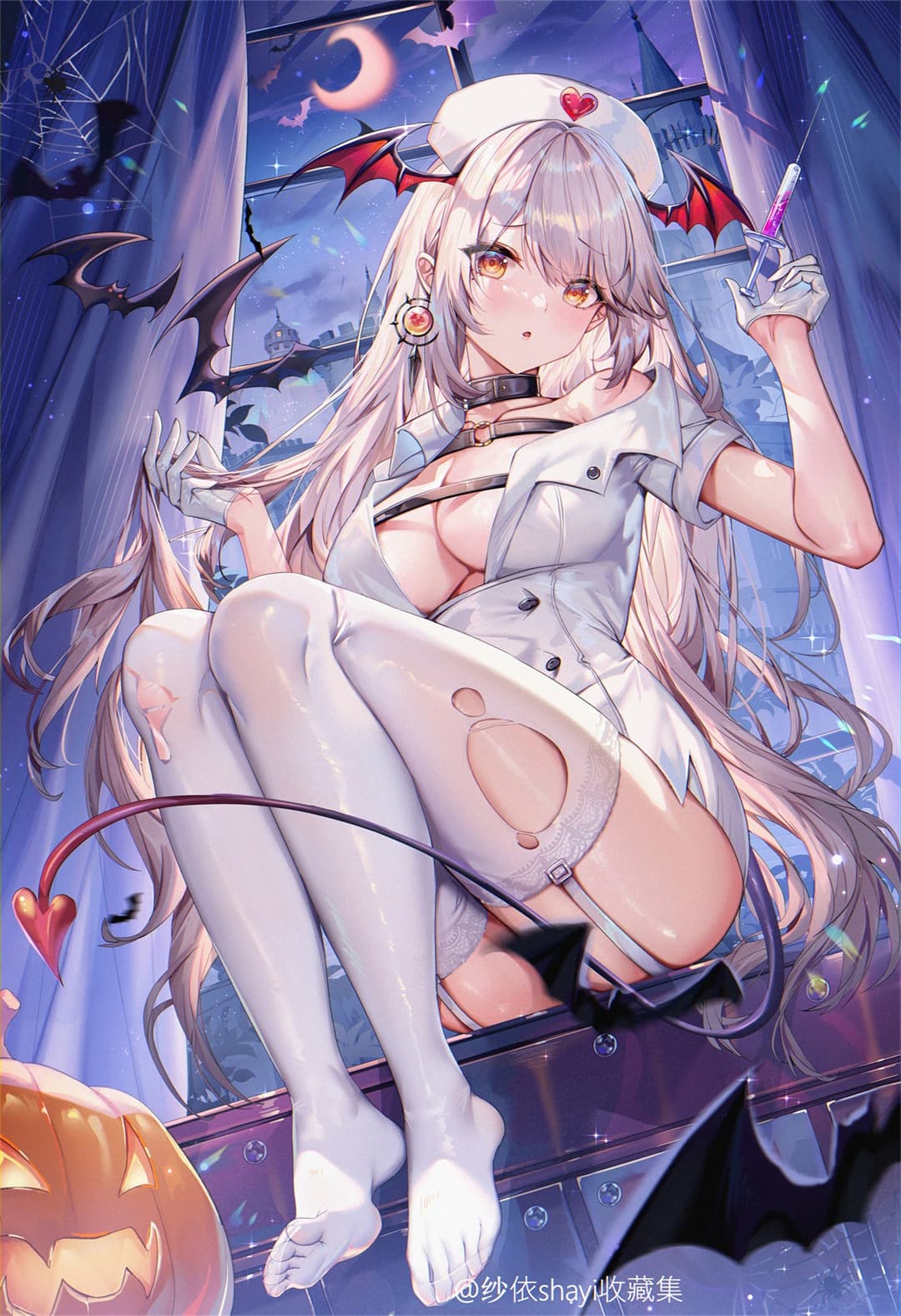 【插画精选】初音未来 兔女郎 碧蓝档案 飞鸟马时 魅魔小护士 插画动漫美图推荐（54张） 精选插画-第2张