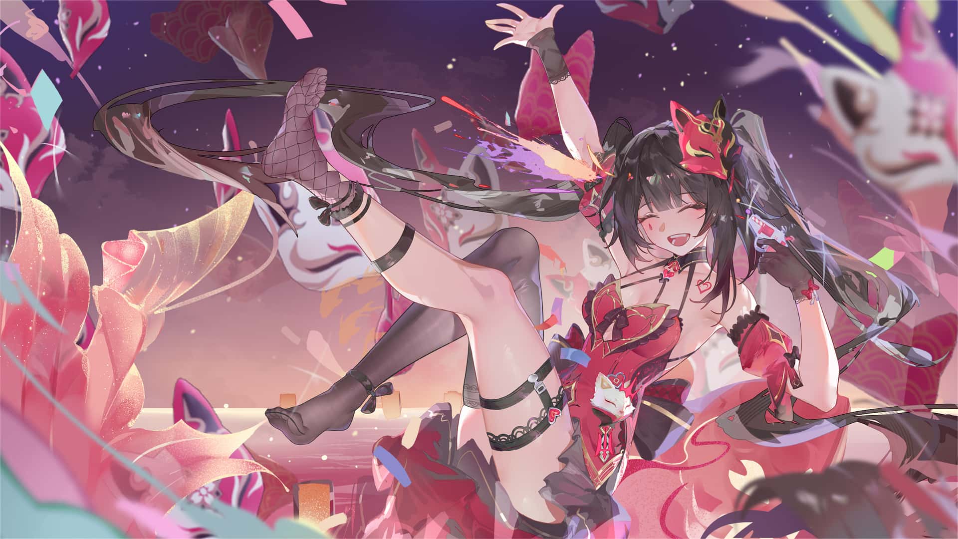 【P站美图】碧蓝档案 妃咲 小鸟游星野 丹花イブキ 原神 纳西妲  白发女高 粉毛美少女 星穹铁道 花火 插画美图推荐 P站美图-第6张