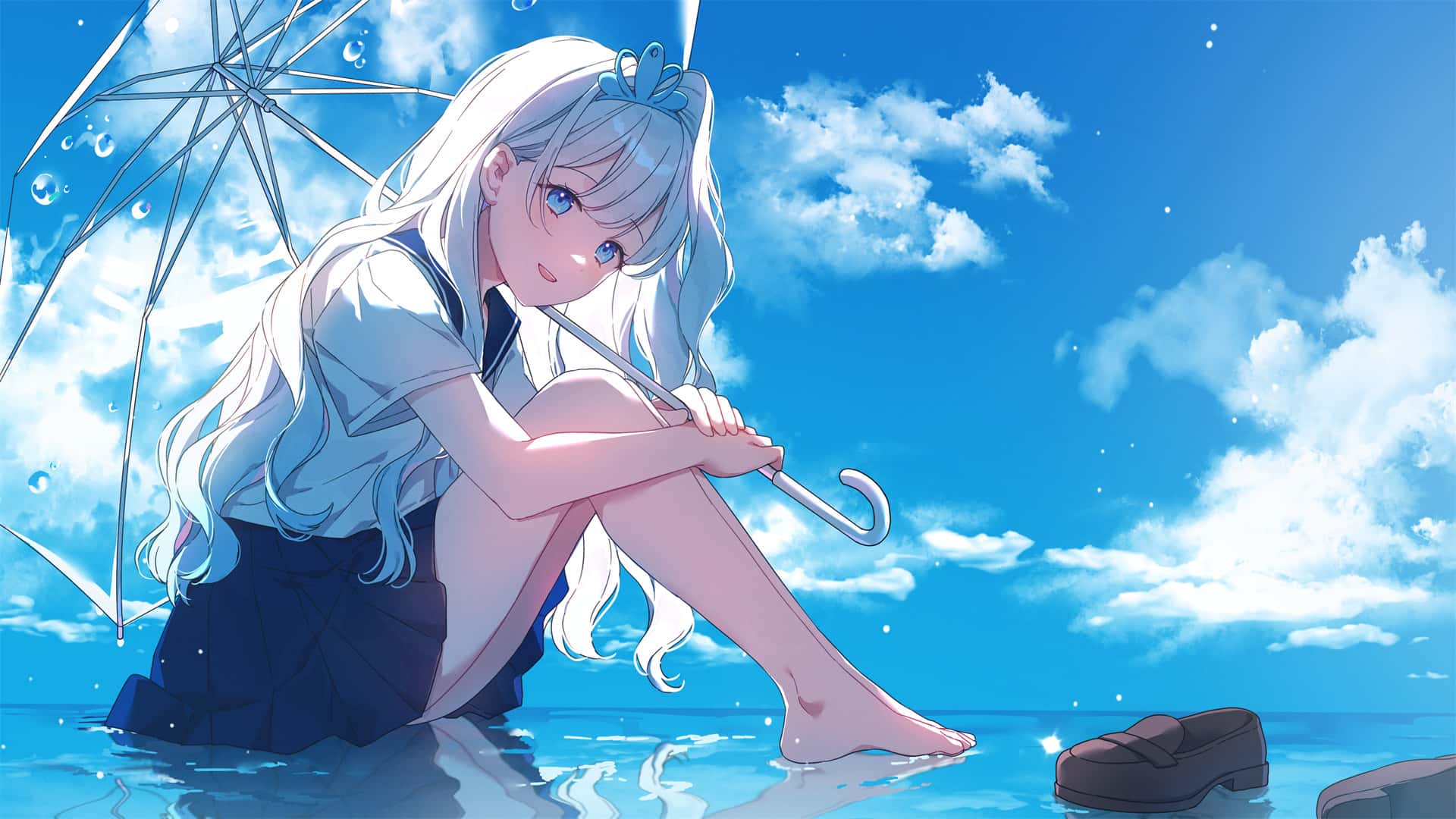 【P站美图】碧蓝档案 妃咲 小鸟游星野 丹花イブキ 原神 纳西妲  白发女高 粉毛美少女 星穹铁道 花火 插画美图推荐 P站美图-第16张