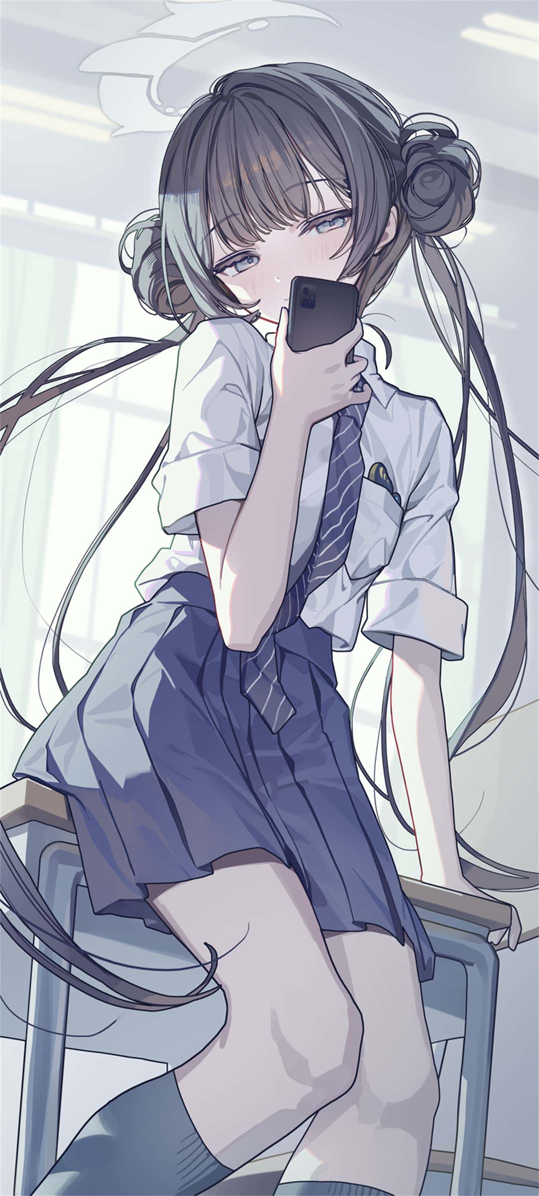 【P站美图】碧蓝档案 妃咲 小鸟游星野 丹花イブキ 原神 纳西妲  白发女高 粉毛美少女 星穹铁道 花火 插画美图推荐 P站美图-第17张