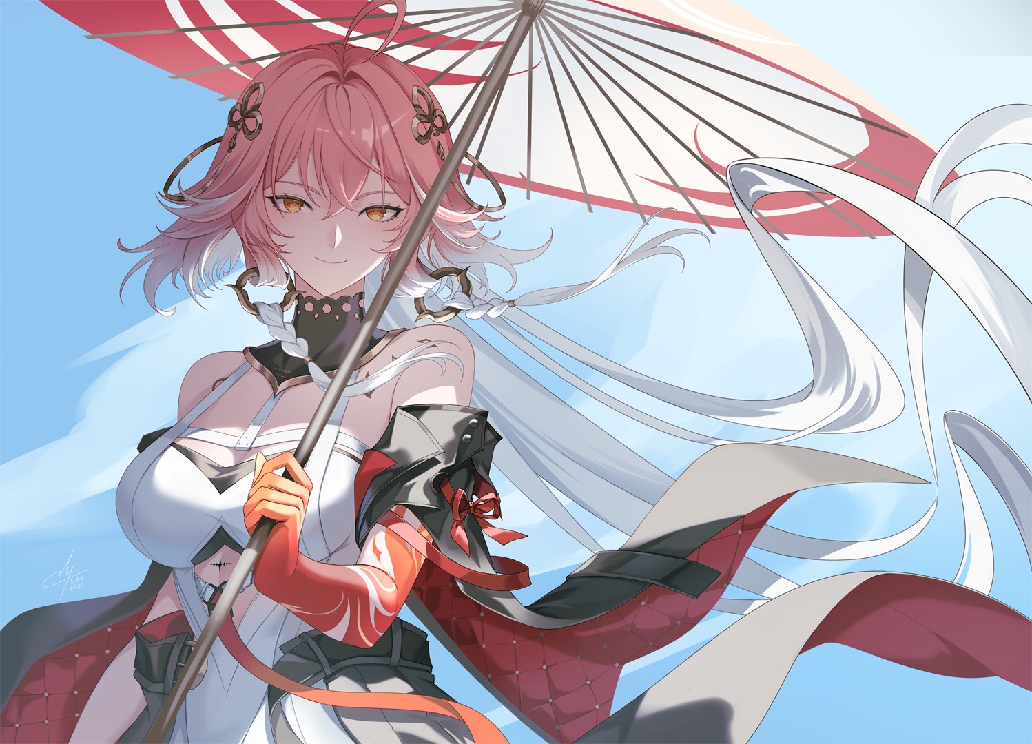 【P站美图】崩坏：星穹铁道 花火 黑塔(大姐姐版) 知更鸟 崩坏三 生盐诺亚 马尾辫女剑士 鸣潮 长离 插画美图推荐 P站美图-第9张