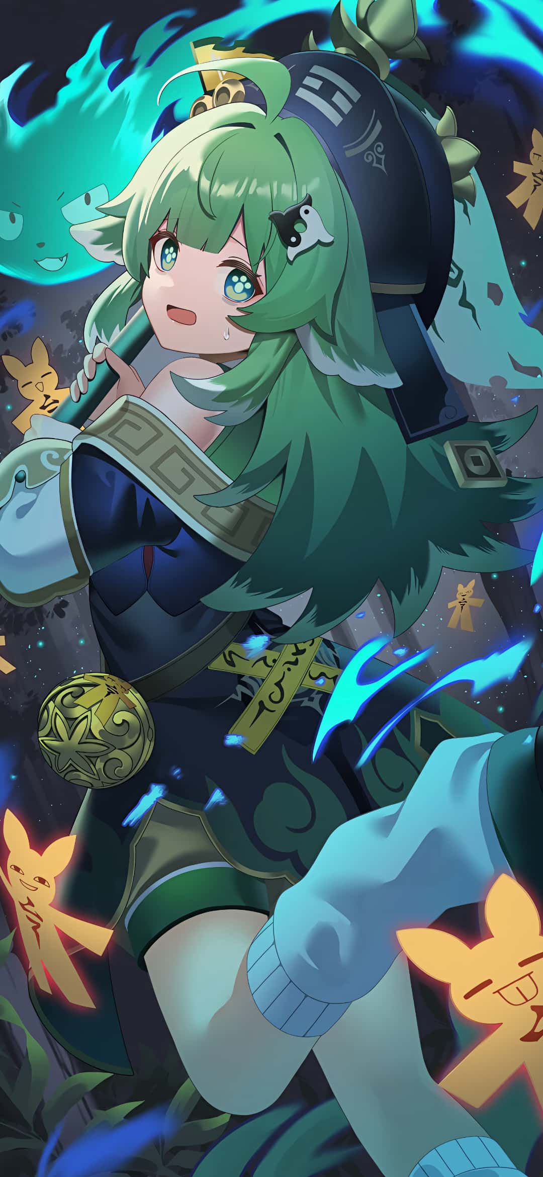 【动漫壁纸】崩坏:星穹铁道 藿藿 原神 小胡桃 碧蓝档案 飞鸟马时 阿罗娜 初音 虚拟主播 雪花菈米 插画美图推荐 手机壁纸-第4张