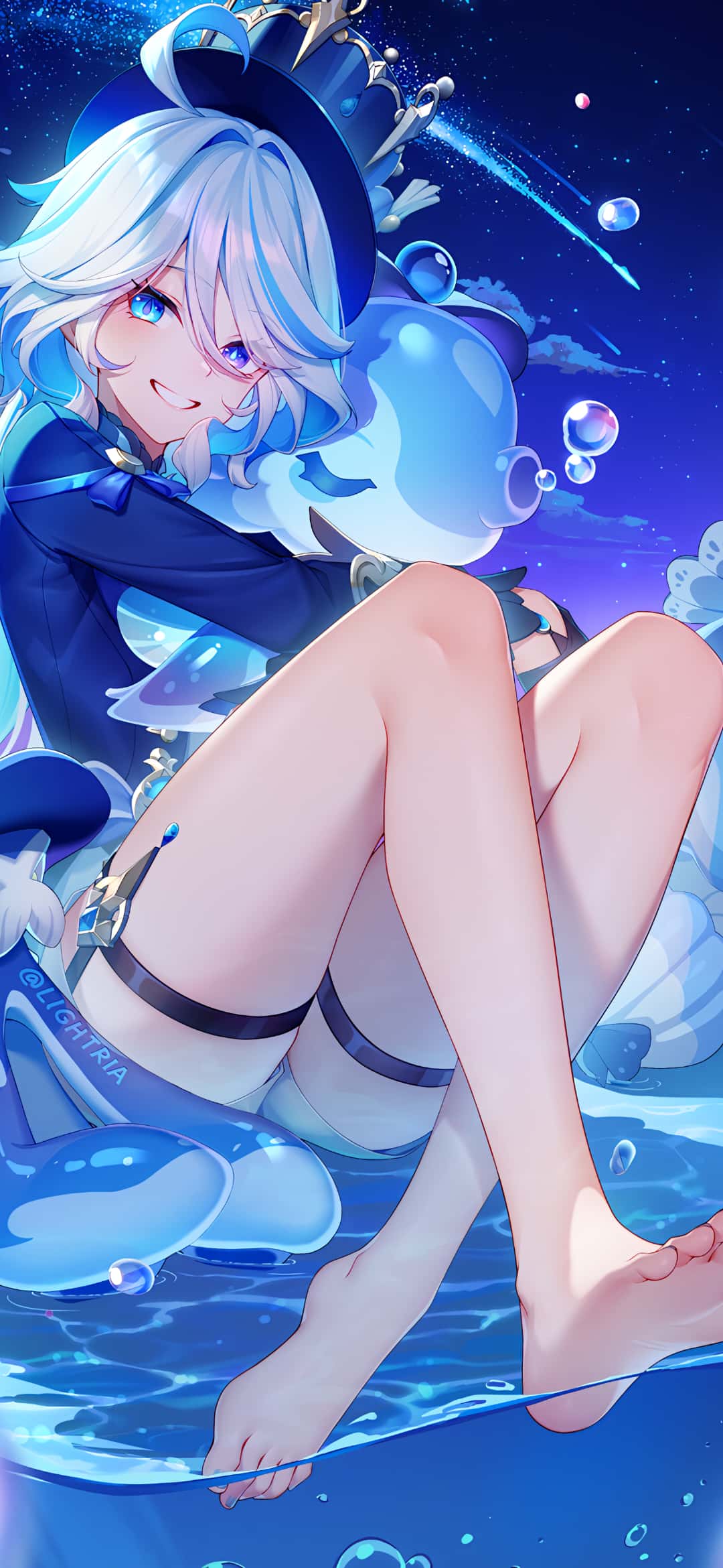 【动漫壁纸】崩坏:星穹铁道 藿藿 原神 小胡桃 碧蓝档案 飞鸟马时 阿罗娜 初音 虚拟主播 雪花菈米 插画美图推荐 手机壁纸-第5张