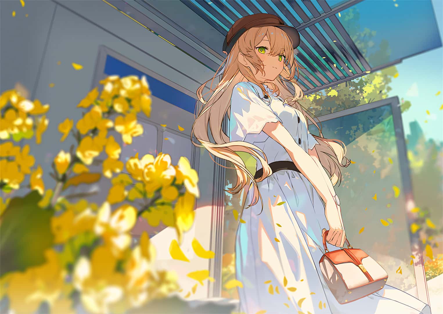 【动漫壁纸】崩坏：星穹铁道 藿藿 原神 小胡桃 碧蓝档案 飞鸟马时 阿罗娜  初音 虚拟主播 雪花菈米 插画美图推荐 手机壁纸-第13张