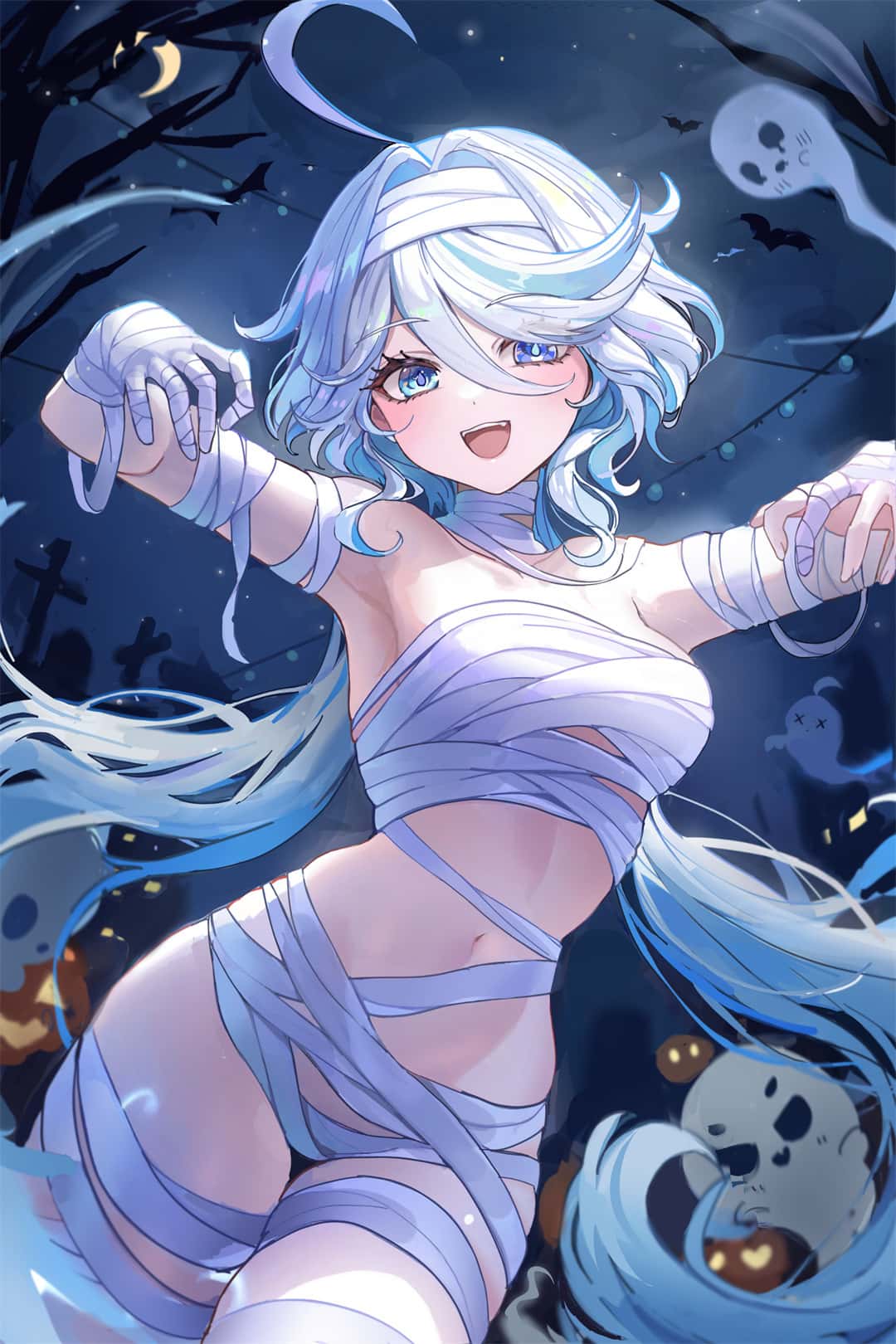 【插画精选】原神 芙宁娜 申鹤  星穹铁道 托帕 碧蓝档案 小鸟游星野 会员动漫美图推荐 插画精选-第1张