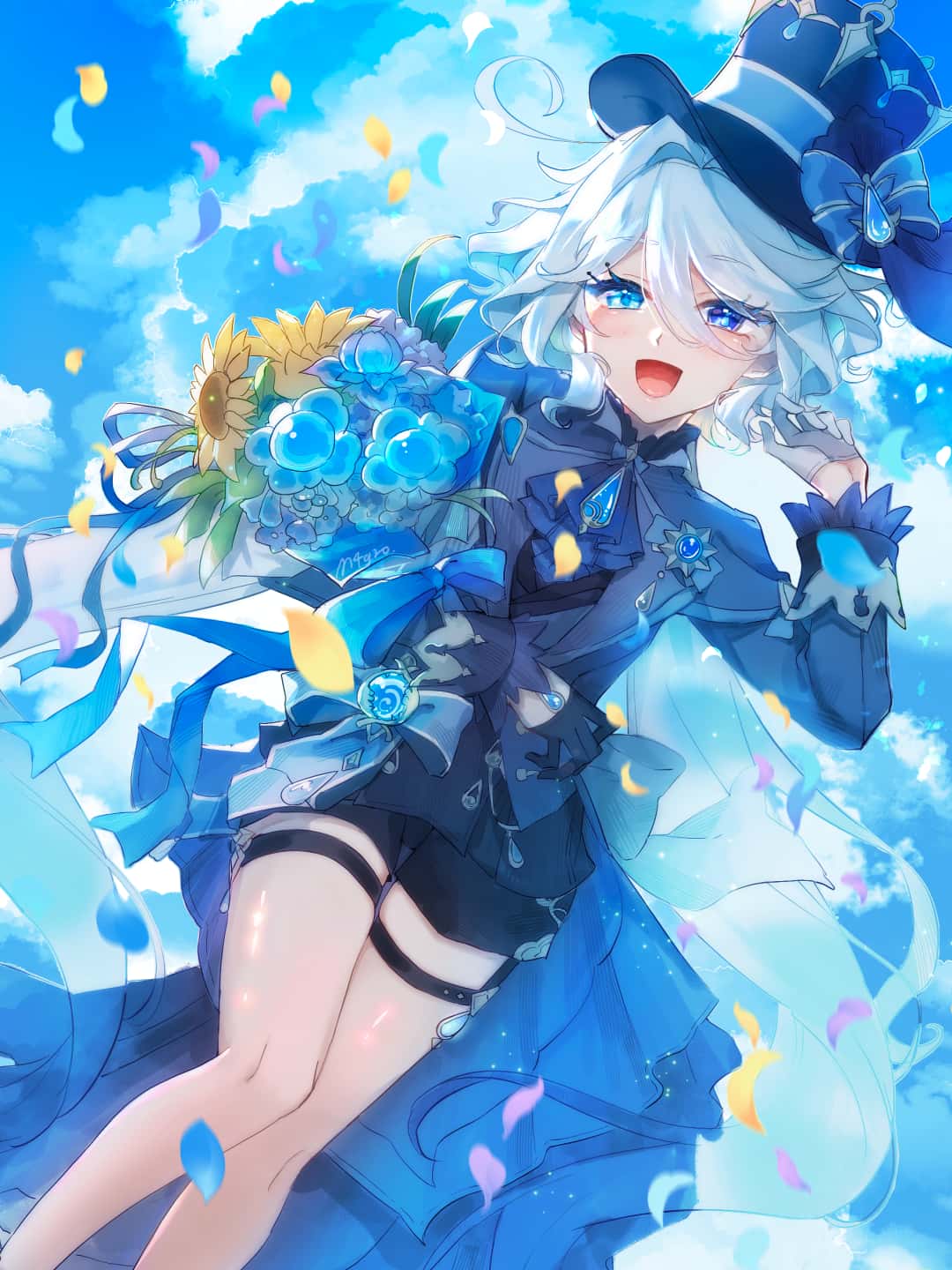 P站插画 原神 芙宁娜@338 插画-第1张