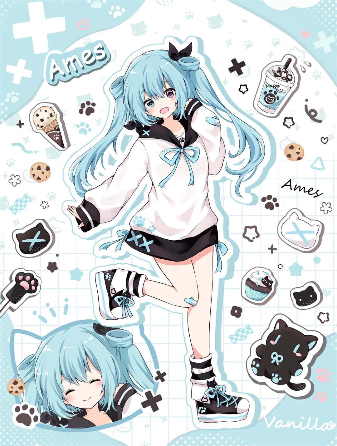 【P站美图】绝区零 月城柳 蔚蓝档案 陸八魔アル 仲正一花 イブキ 初音未来 星穹铁道 知更鸟 纯爱篇美图推荐 P站美图-第4张