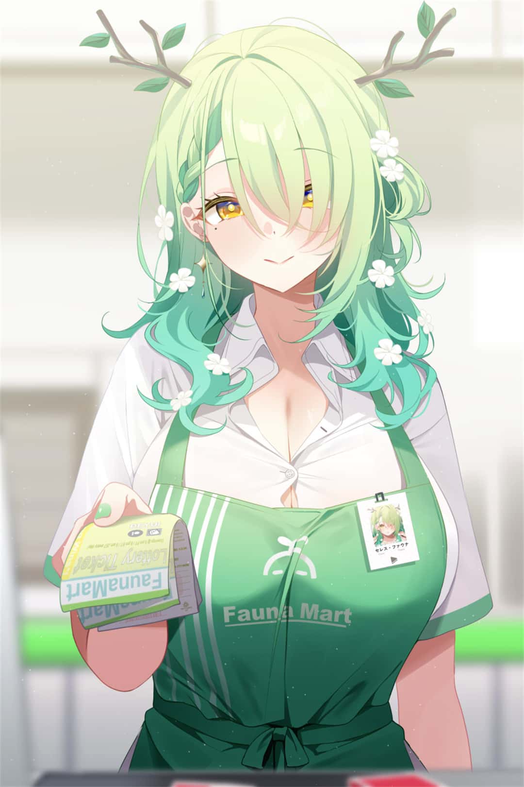 【P站美图】牛仔裤 柠檬 美少女 碧蓝档案 砂狼白子 碧蓝档案 伊落マリー 学園アイドルマスター 藤田ことね 插画美图推荐 P站美图-第12张