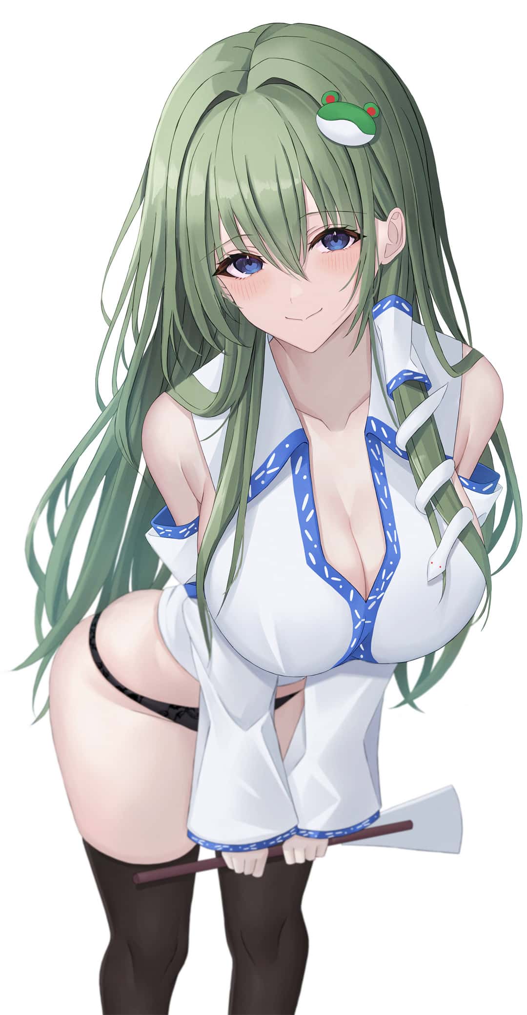 【插画精选】碧蓝航线 飞鸟马时  東風谷早苗 早苗乳业 会员美图推荐(35张) 插画精选-第2张