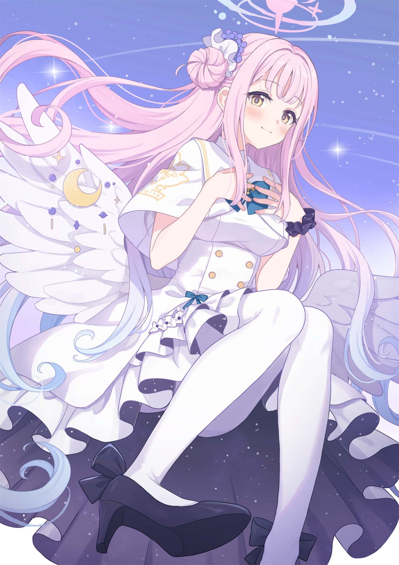 【P站美图】绝区零 玲 原神 小胡桃 星穹铁道 卡芙卡 花火  碧蓝档案 圣园弥香 双马尾美少女 初音未来 插画美图推荐 P站美图-第3张