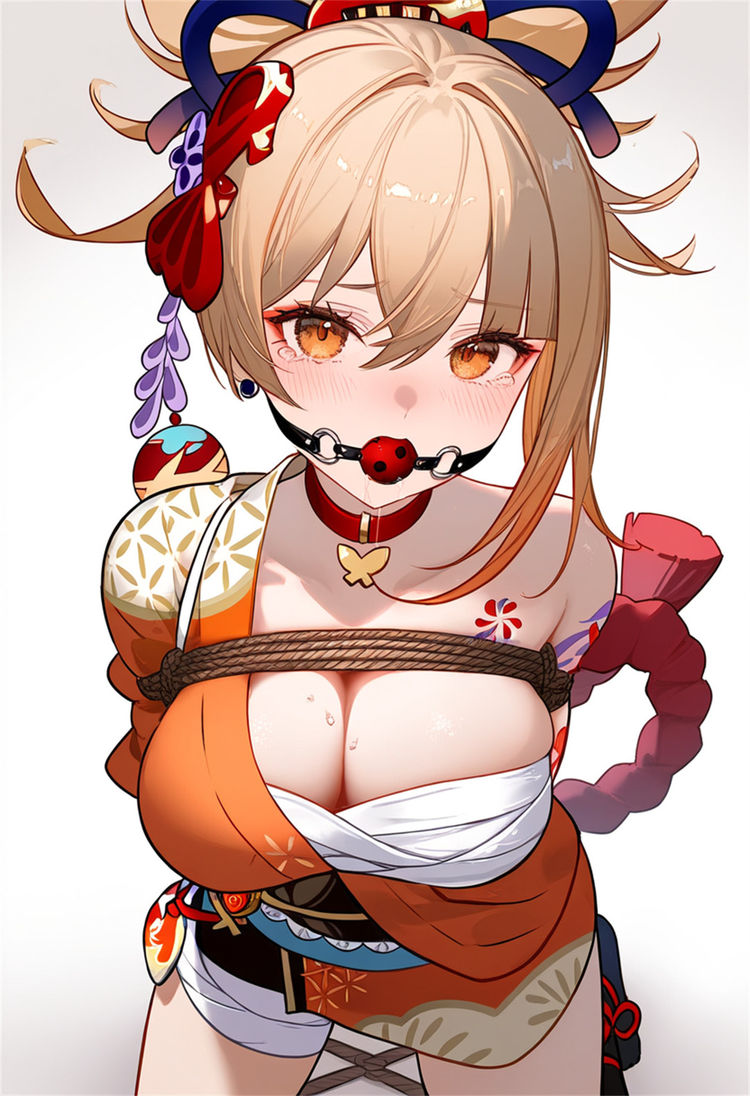 【插画精选】原神 芭芭拉 八重神子 霄宫 妮露 全角色口球系列 会员插画美图推荐（25张 插画精选-第5张