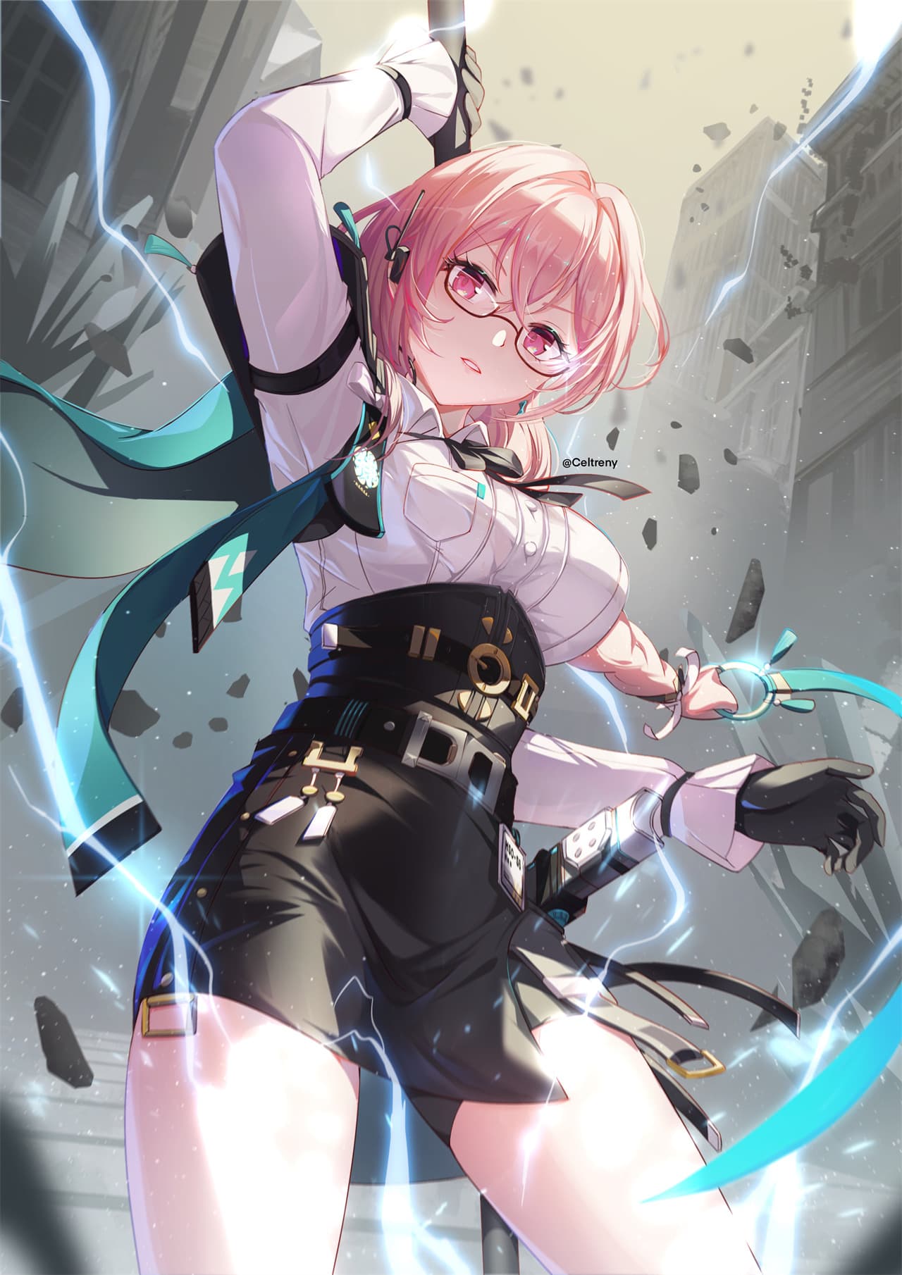 【P站美图】星穹铁道 知更鸟 黑塔 灵砂 明日方舟 塔露拉 兽耳少女 和服 日本刀 美少女 碧蓝档案 调月莉音 插画美图推荐 P站美图-第7张