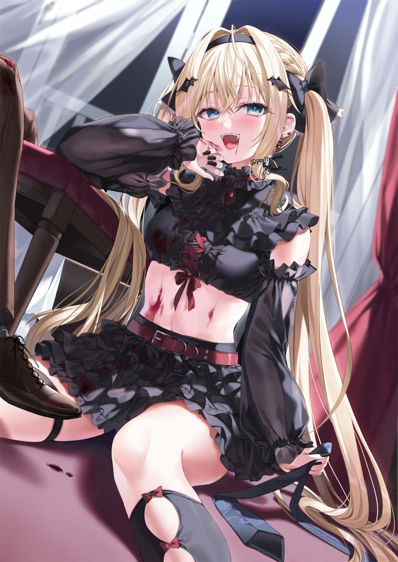 【P站美图】星穹铁道 知更鸟 黑塔 灵砂 明日方舟 塔露拉 兽耳少女 和服 日本刀 美少女 碧蓝档案 调月莉音 插画美图推荐 P站美图-第8张