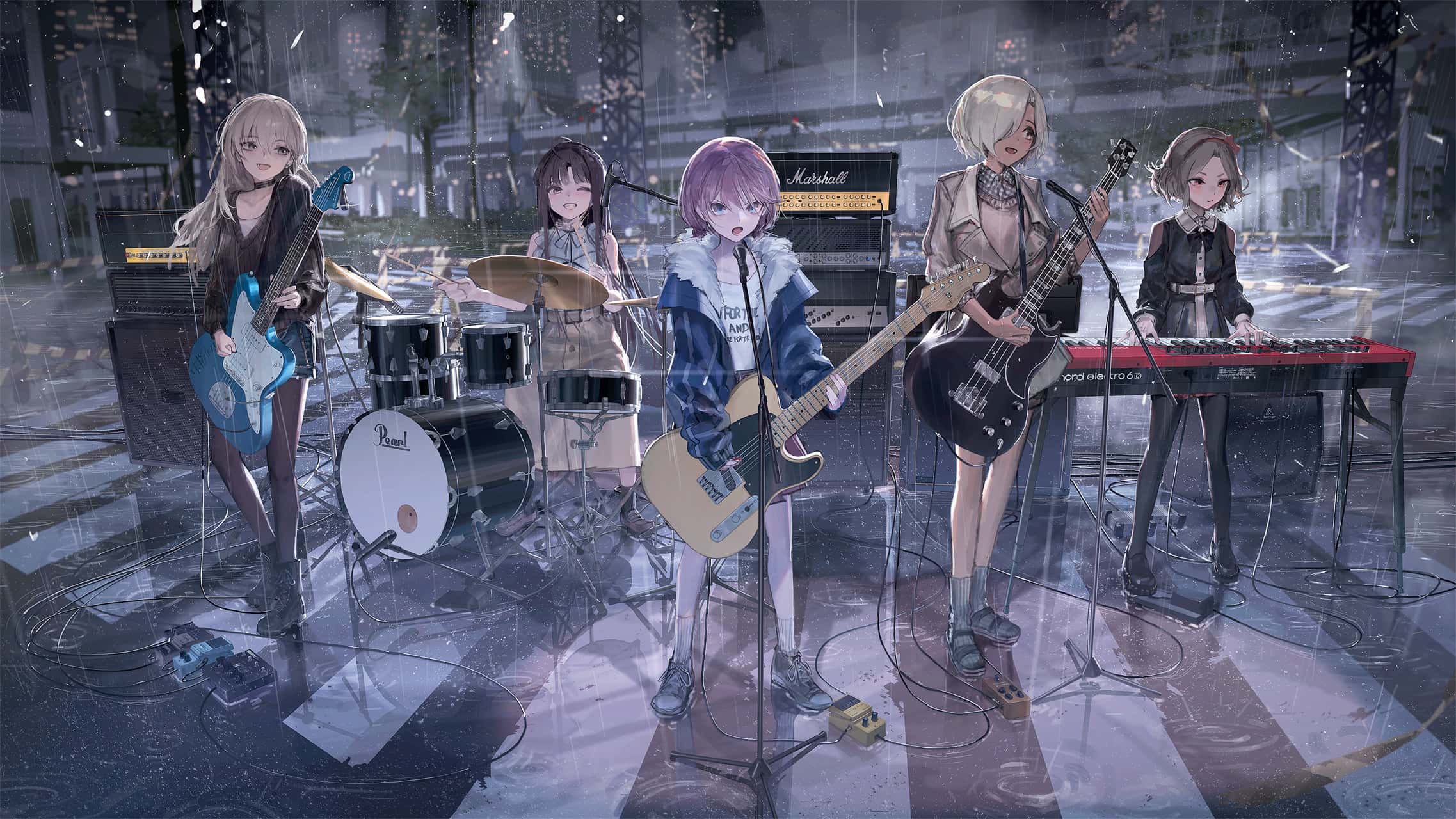 【动漫壁纸】孤独摇滚 波奇酱 初音未来 原神 申鹤 绝区零 艾莲乔 星穹铁道 卡芙卡 插画美图推荐 动漫壁纸-第15张