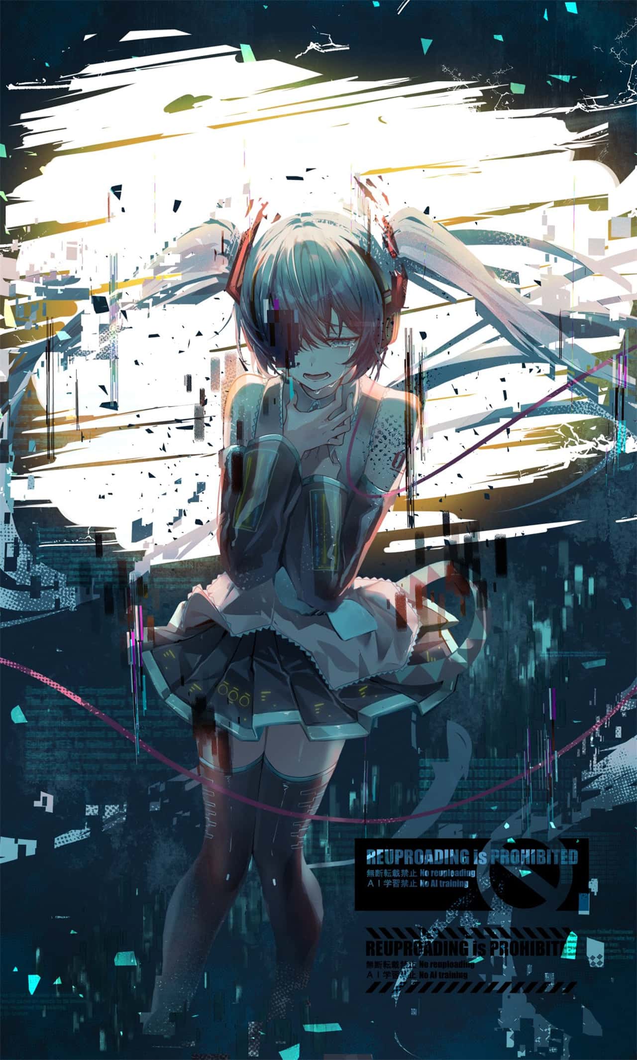 【P站美图】星穹铁道 黑塔 花火 初音未来 碧蓝档案 圣园弥香 白毛兽耳美少女 时间会记住你我曾走过的路（共50张） P站美图-第1张