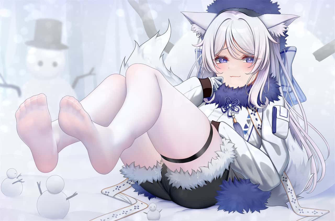 【P站美图】星穹铁道 黑塔 花火 初音未来 碧蓝档案 圣园弥香 白毛兽耳美少女 时间会记住你我曾走过的路（共50张） P站美图-第7张