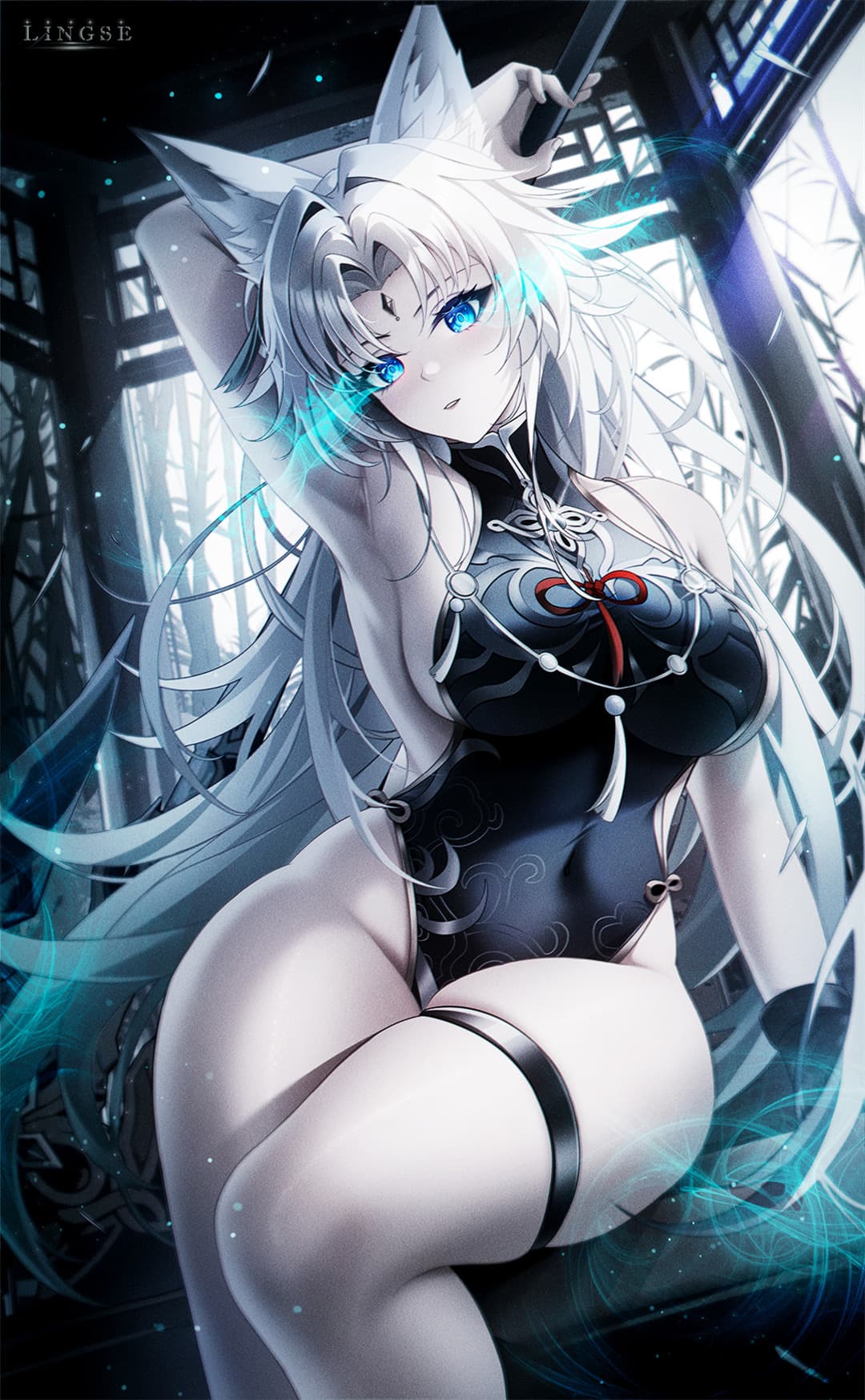 【插画精选】原神 玛薇卡 碧蓝档案 早濑优香 星穹铁道 飞霄 兽耳美少女 会员动漫壁纸推荐（48张） 插画精选-第3张