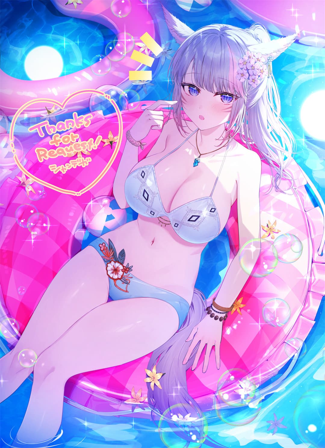 【插画精选】原神 玛薇卡 碧蓝档案 早濑优香 星穹铁道 飞霄 兽耳美少女 会员动漫壁纸推荐（48张） 插画精选-第4张