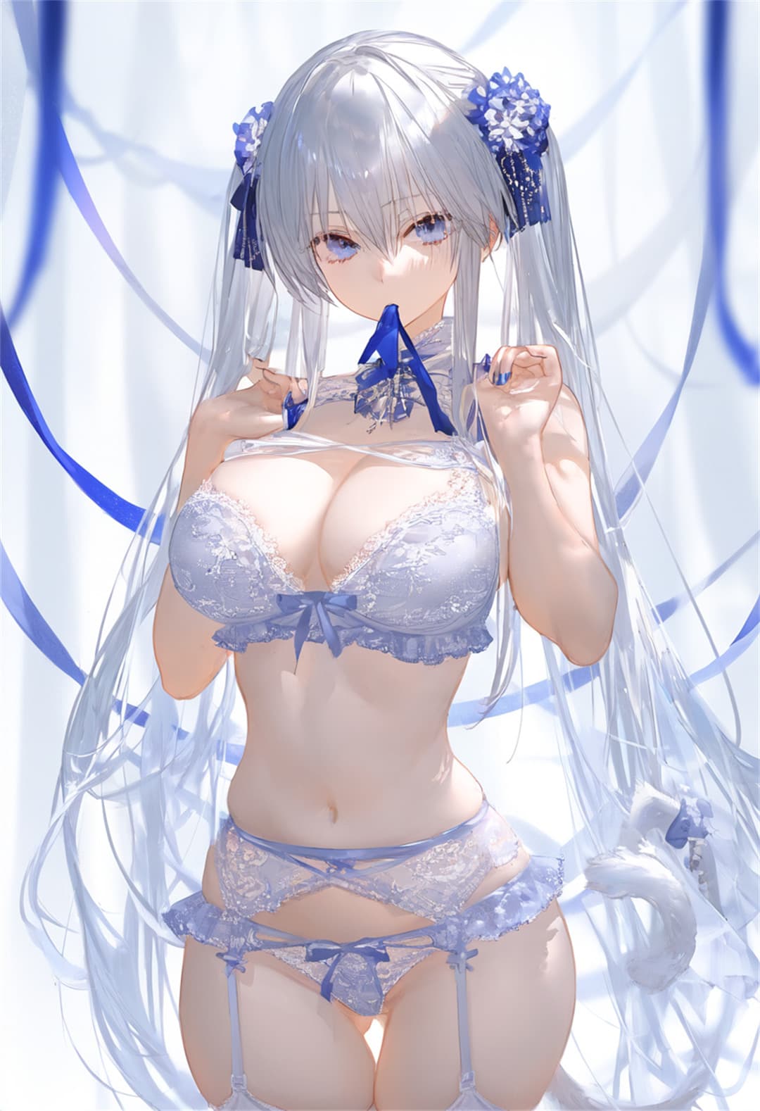 【插画精选】原神 玛薇卡 碧蓝档案 早濑优香 星穹铁道 飞霄 兽耳美少女 会员动漫壁纸推荐（48张） 插画精选-第7张