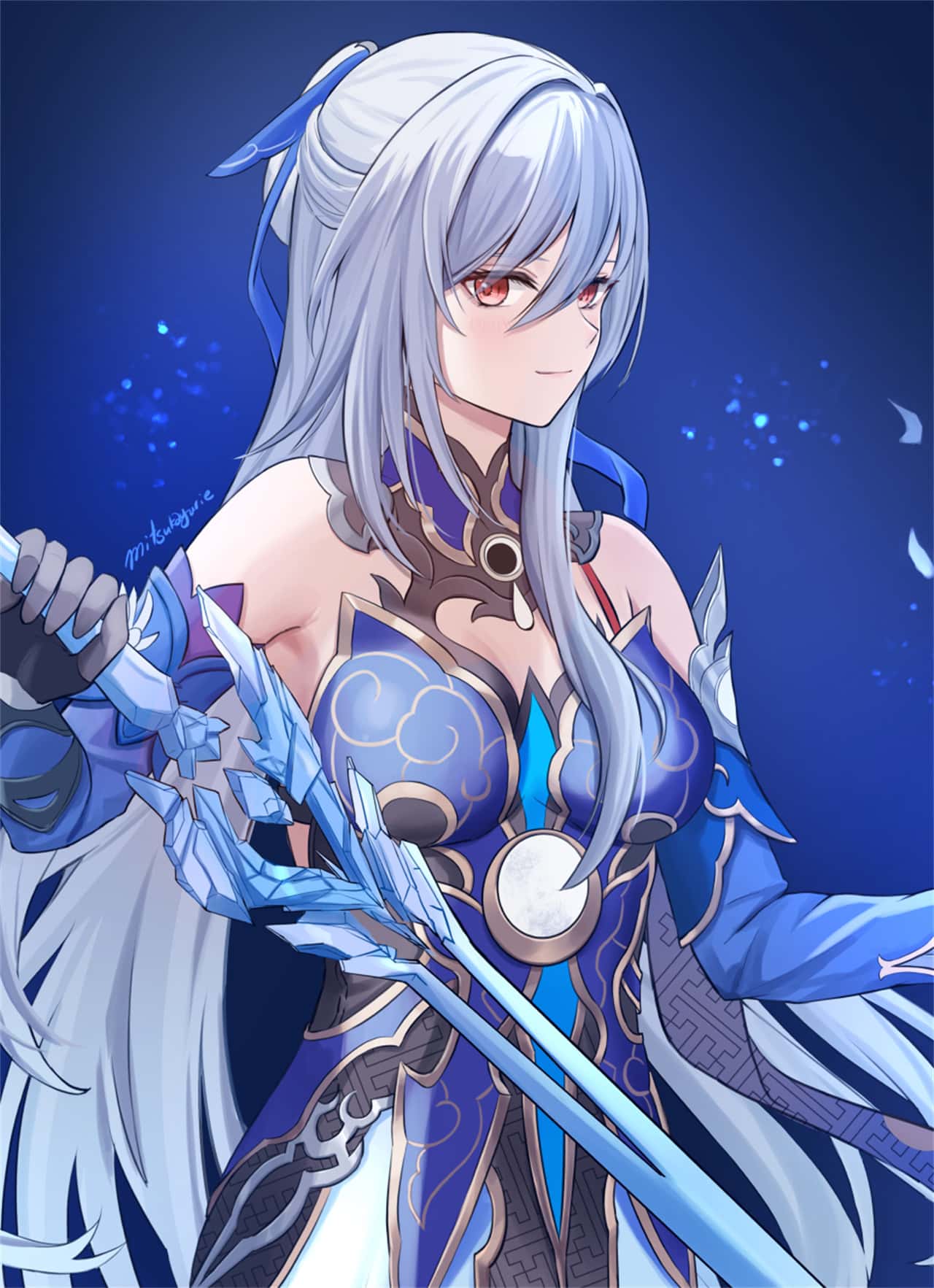 【插画美图】碧蓝档案 圣园弥香 米卡 空崎ヒナ 星穹铁道 镜流 碧蓝航线 可畏 明日方舟 鸿雪 插画美图推荐 P站美图-第8张