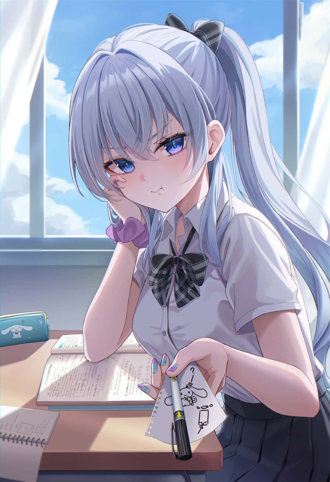 【插画精选】绝区零 简·杜 柏妮思·怀特 碧蓝档案 妃咲 碧蓝航线 樫野 会员动漫美图推荐（49张） 精选插画-第1张