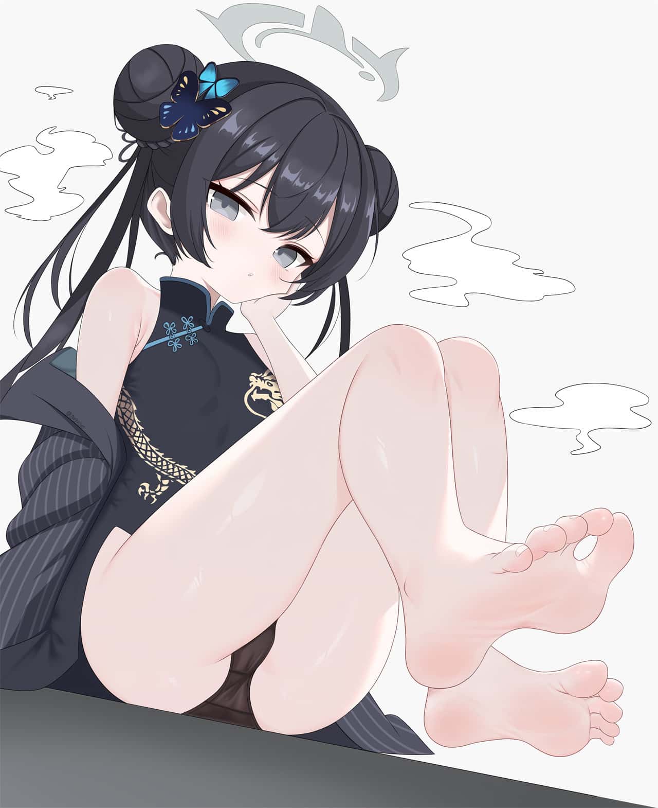【插画精选】美腿黑丝 初音未来 碧蓝档案 飞鸟马时 妃咲 原神 妮露 会员动漫美图推荐（45张） 插画精选-第4张