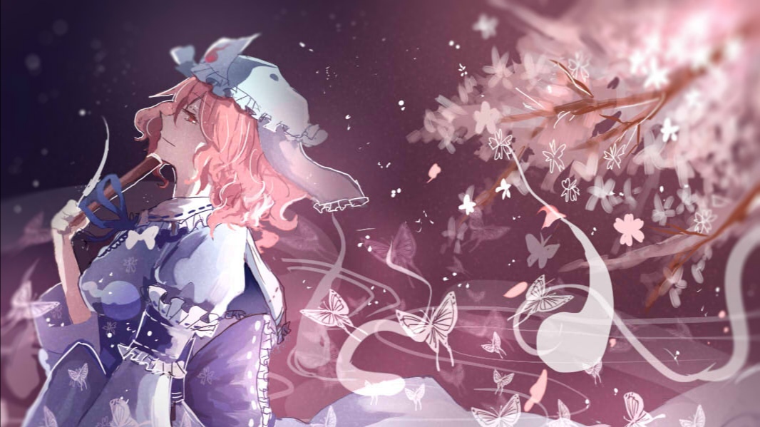 幽雅的盛开吧，墨染の樱花！ 电脑壁纸-第6张