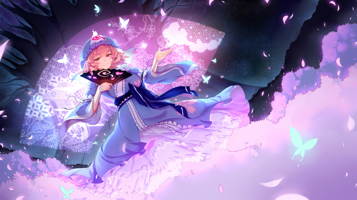 幽雅的盛开吧，墨染の樱花！ 电脑壁纸-第12张