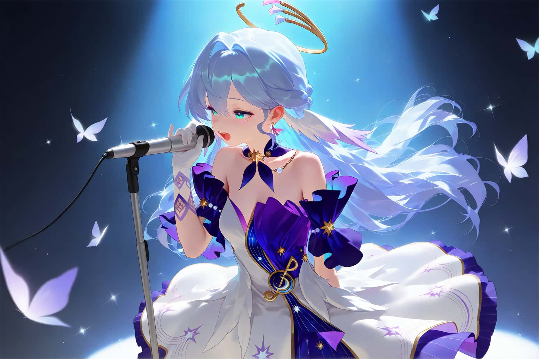 【动漫美图】原神 芙宁娜 甘雨 初音未来 星穹铁道 黑塔 知更鸟 碧蓝档案 圣园弥香 插画美图推荐 P站美图-第3张